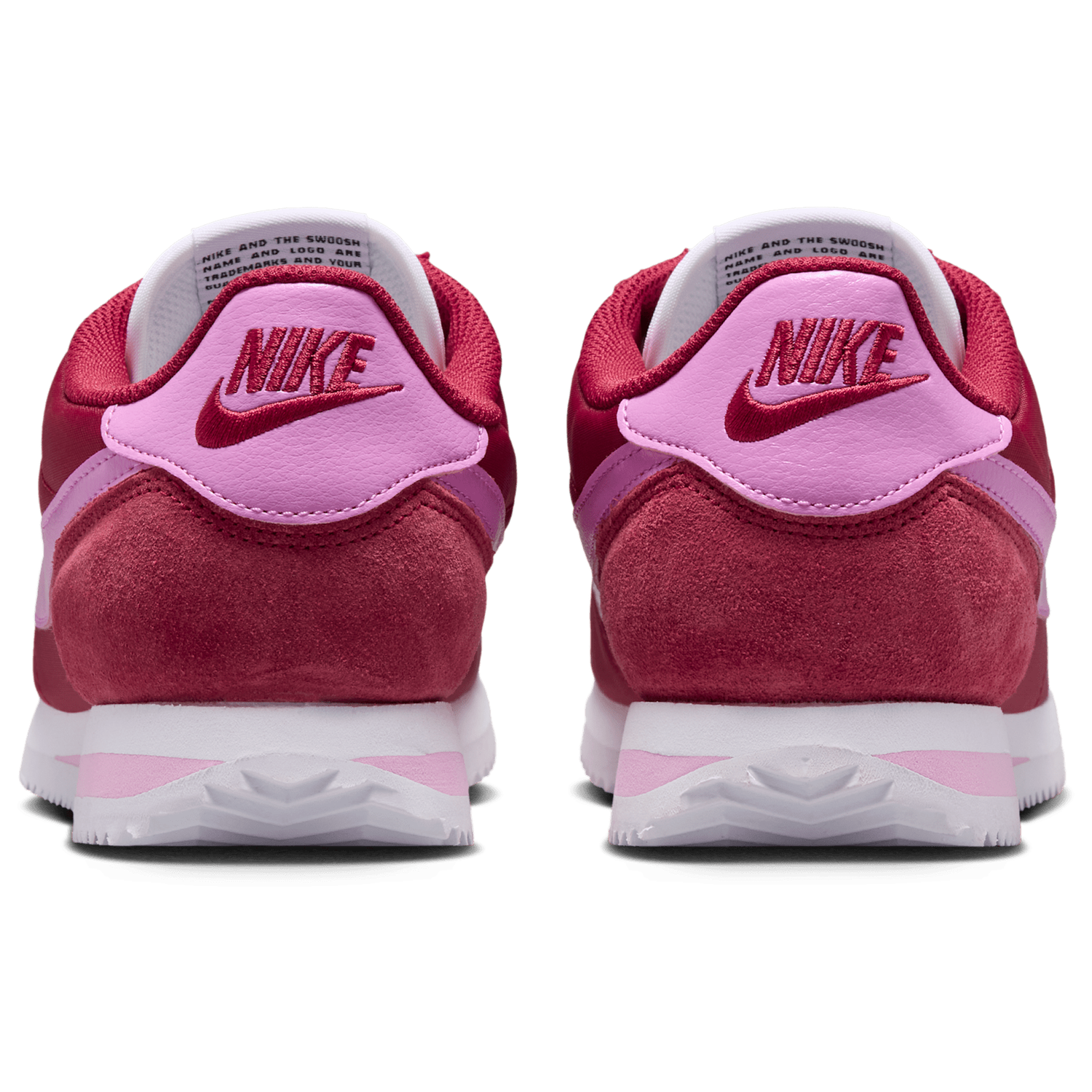 Nike Cortez - Women's - White/Tough Red/Lt Magenta