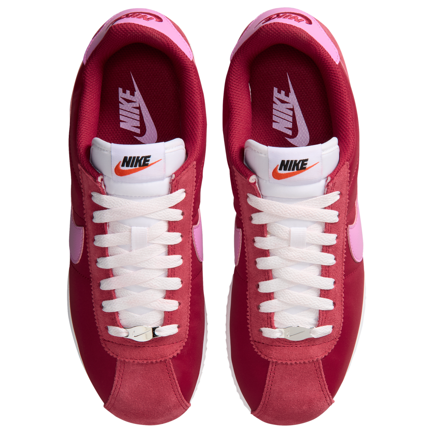 Nike Cortez - Women's - White/Tough Red/Lt Magenta