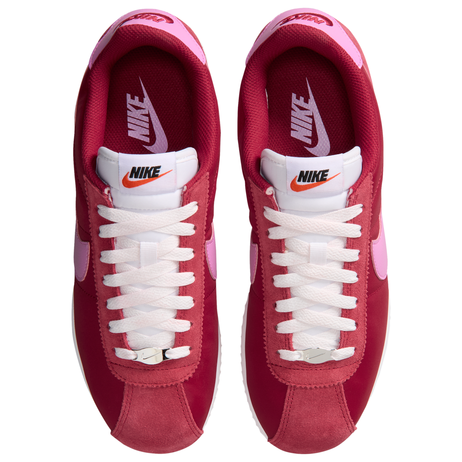 Nike Cortez - Women's - White/Tough Red/Lt Magenta