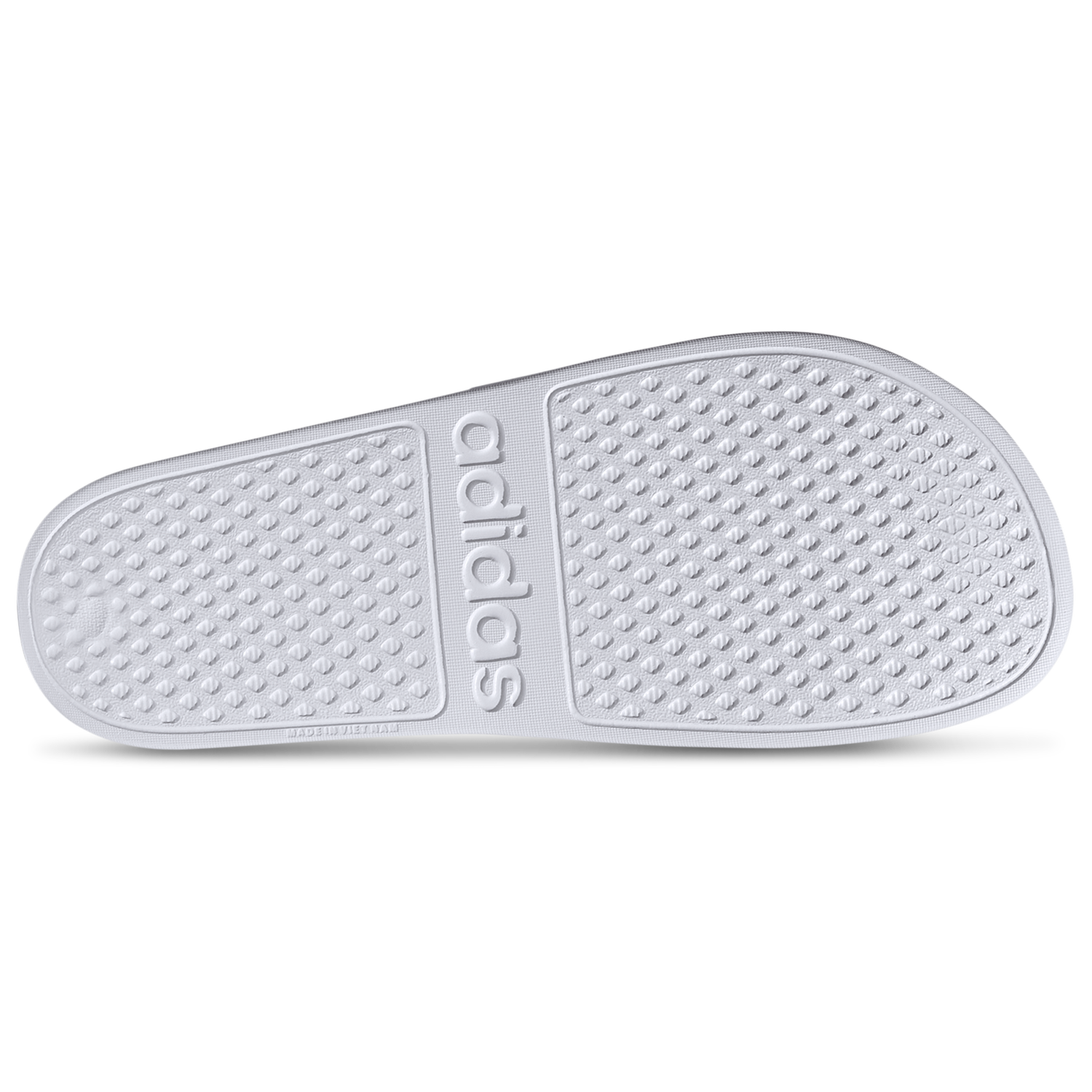 adidas Adilette Aqua Slides - Men's - Ftwr White/Ftwr White/Platin Met