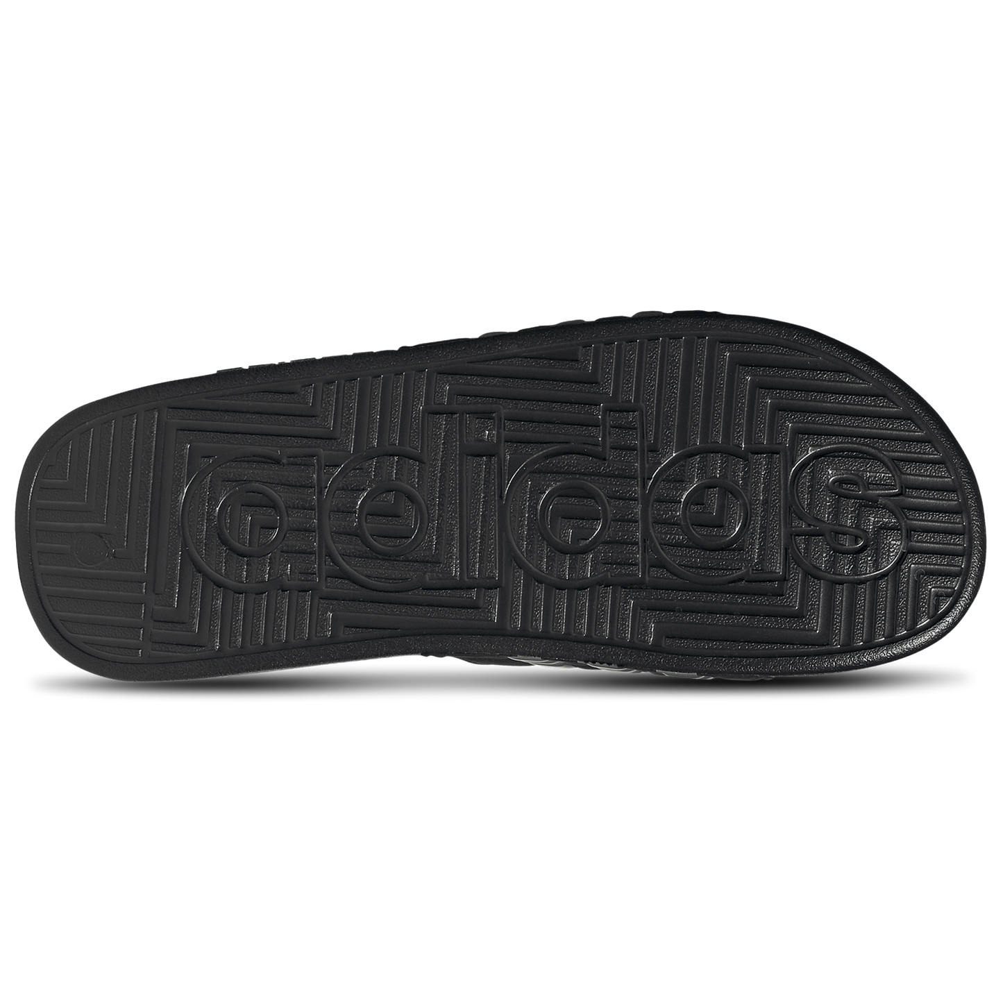 adidas Adissage Slides - Men's - Core Black/Gold Metallic/Core Black