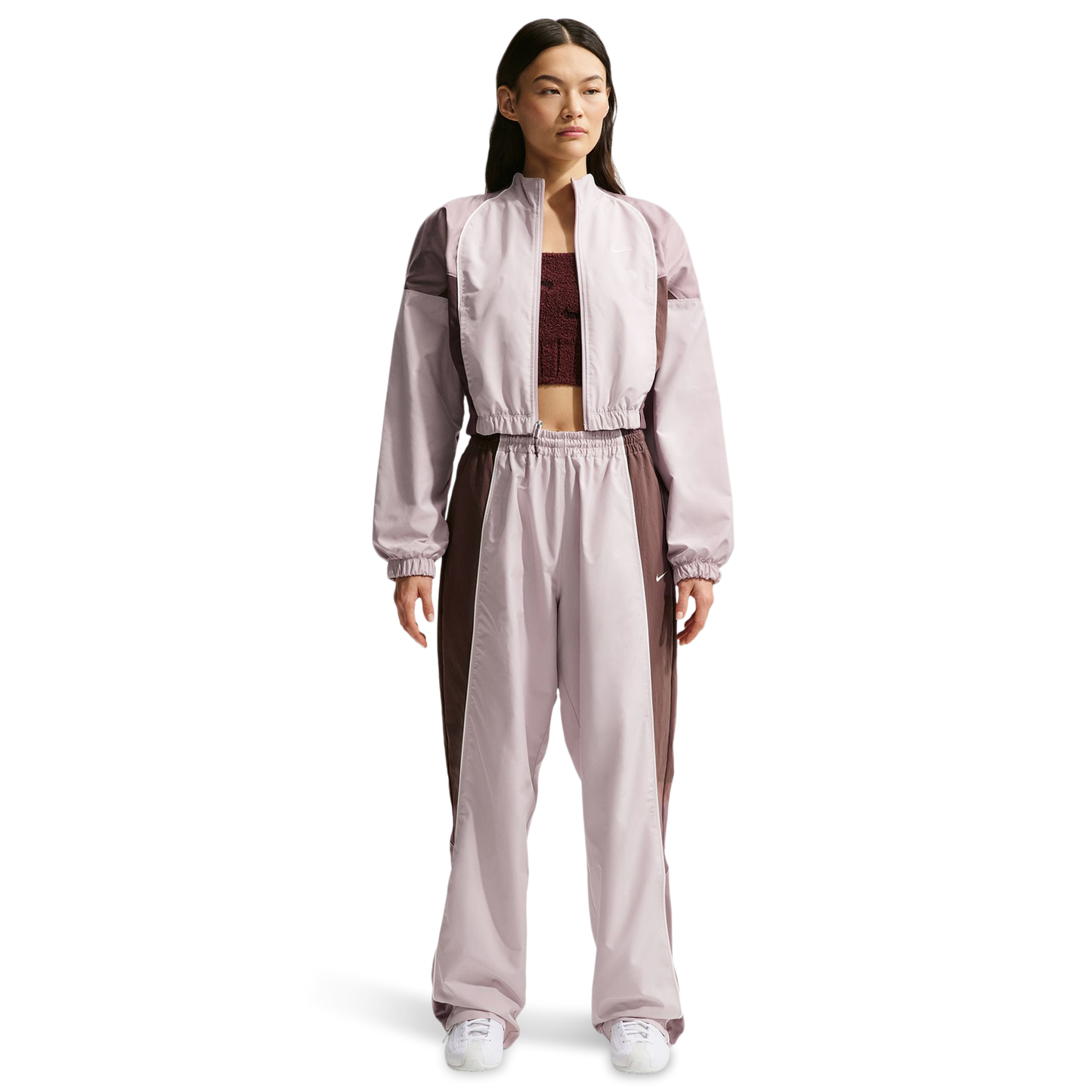 Nike NSW Shrunken Track Jacket Mod - Women's - Platinum Violet/Light Violet Ore