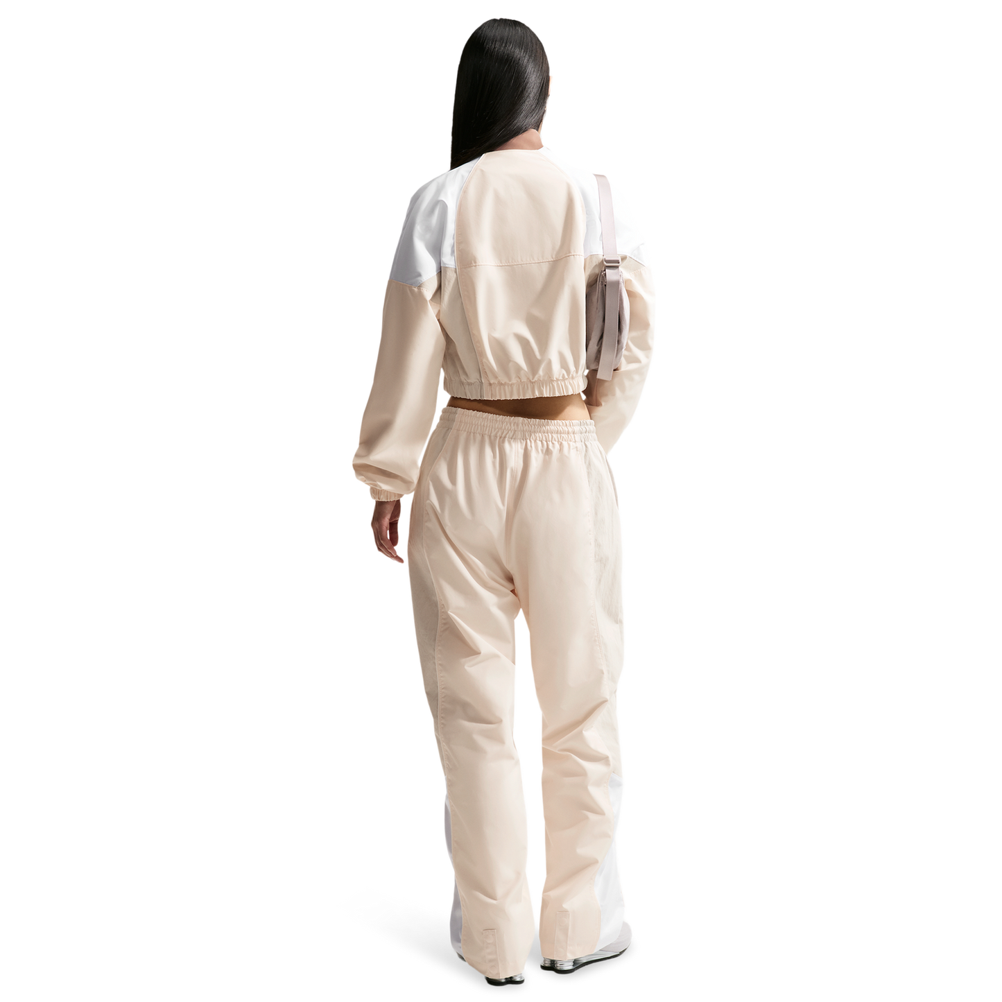 Nike NSW Shrunken Track Jacket Mod - Women's - White/Chalk/Light Bone