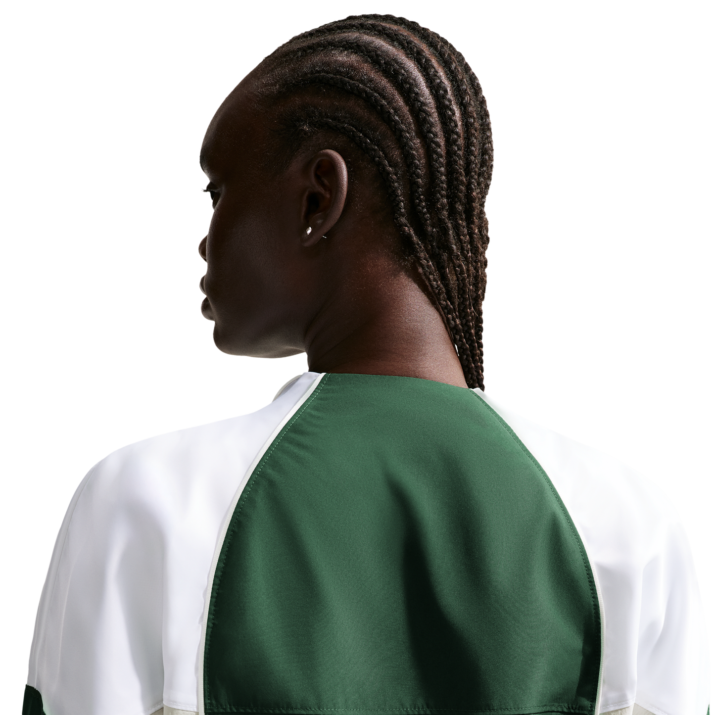 Nike NSW Shrunken Track Jacket Mod - Women's - Fir/Light Bone/White