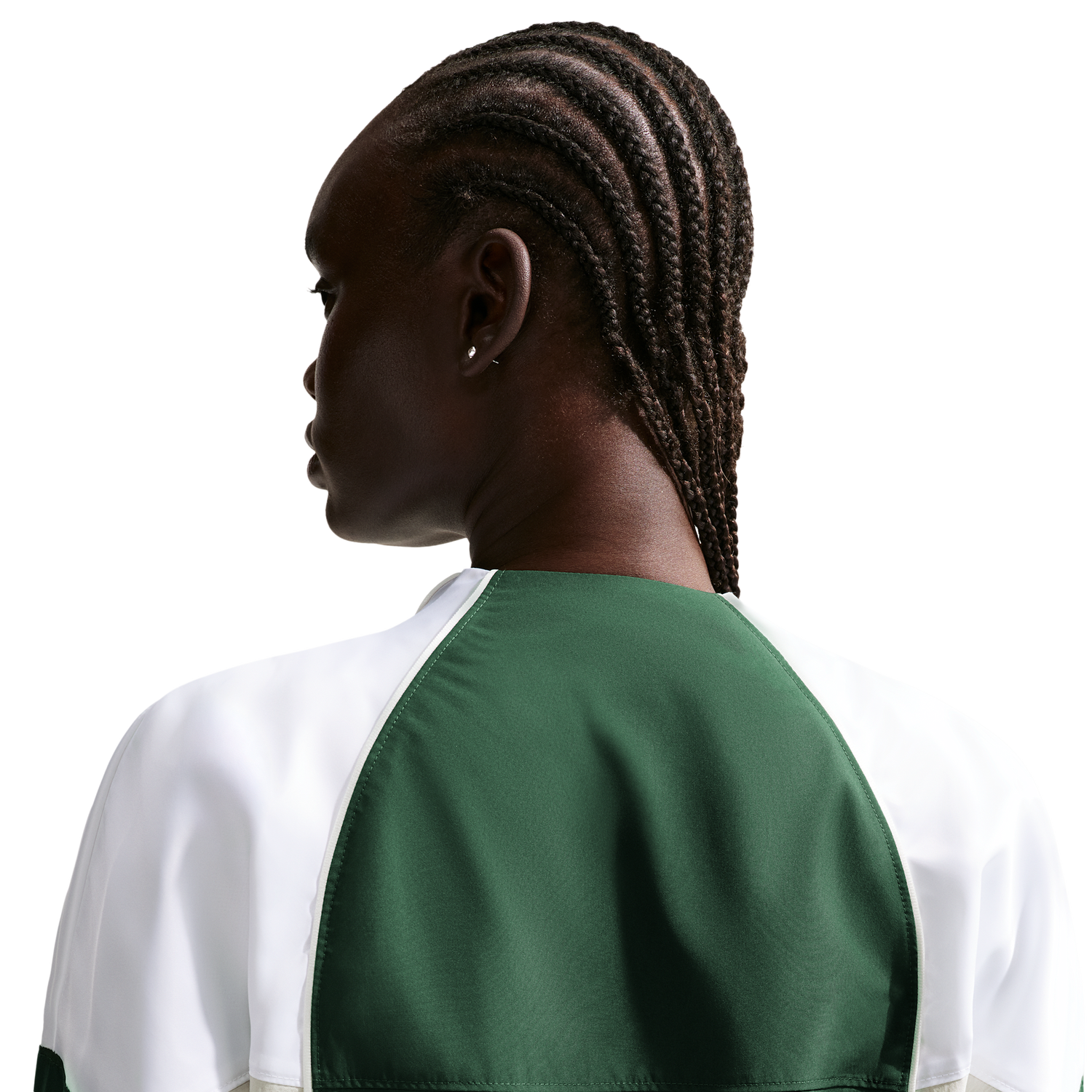 Nike NSW Shrunken Track Jacket Mod - Women's - Fir/Light Bone/White