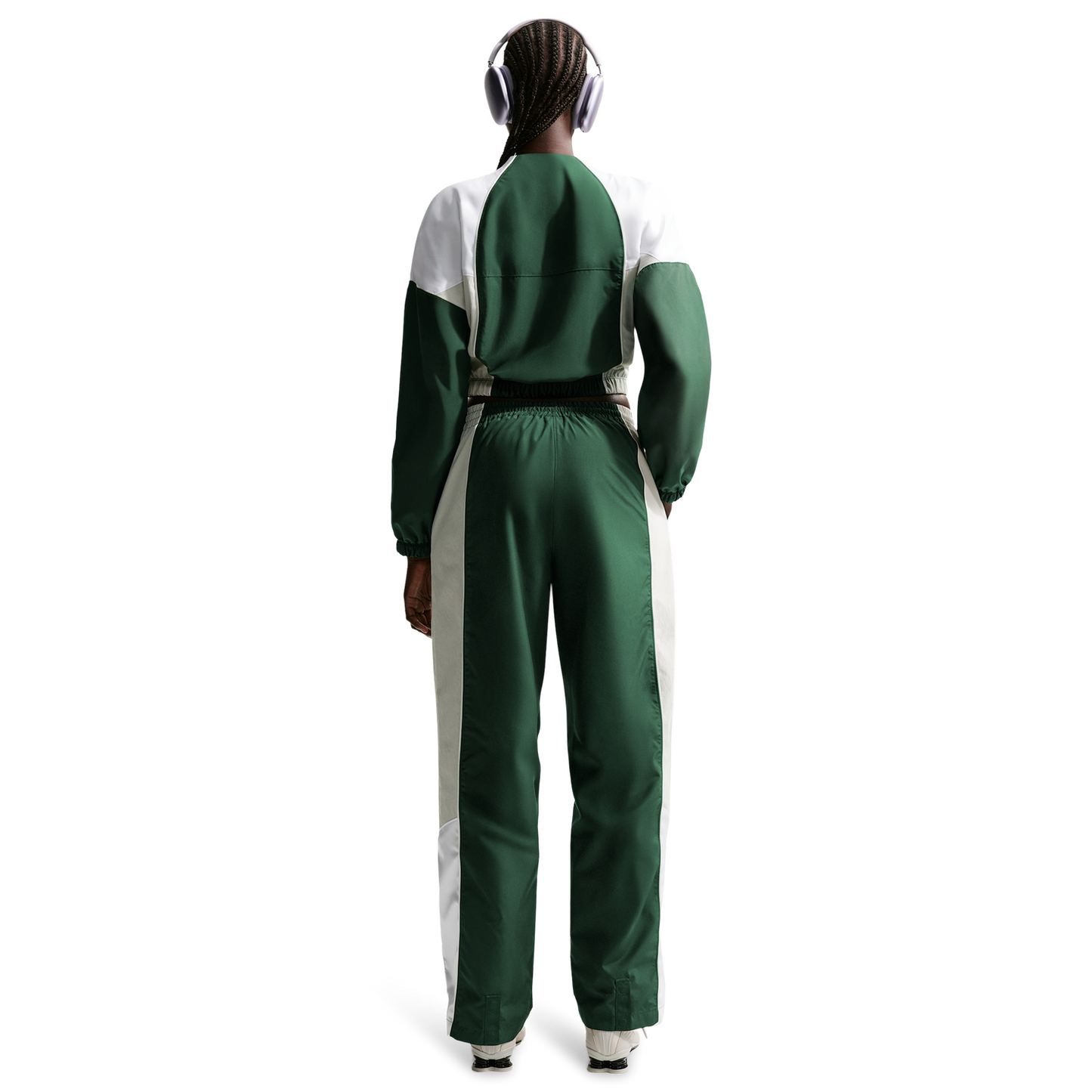 Nike NSW Shrunken Track Jacket Mod - Women's - Fir/Light Bone/White