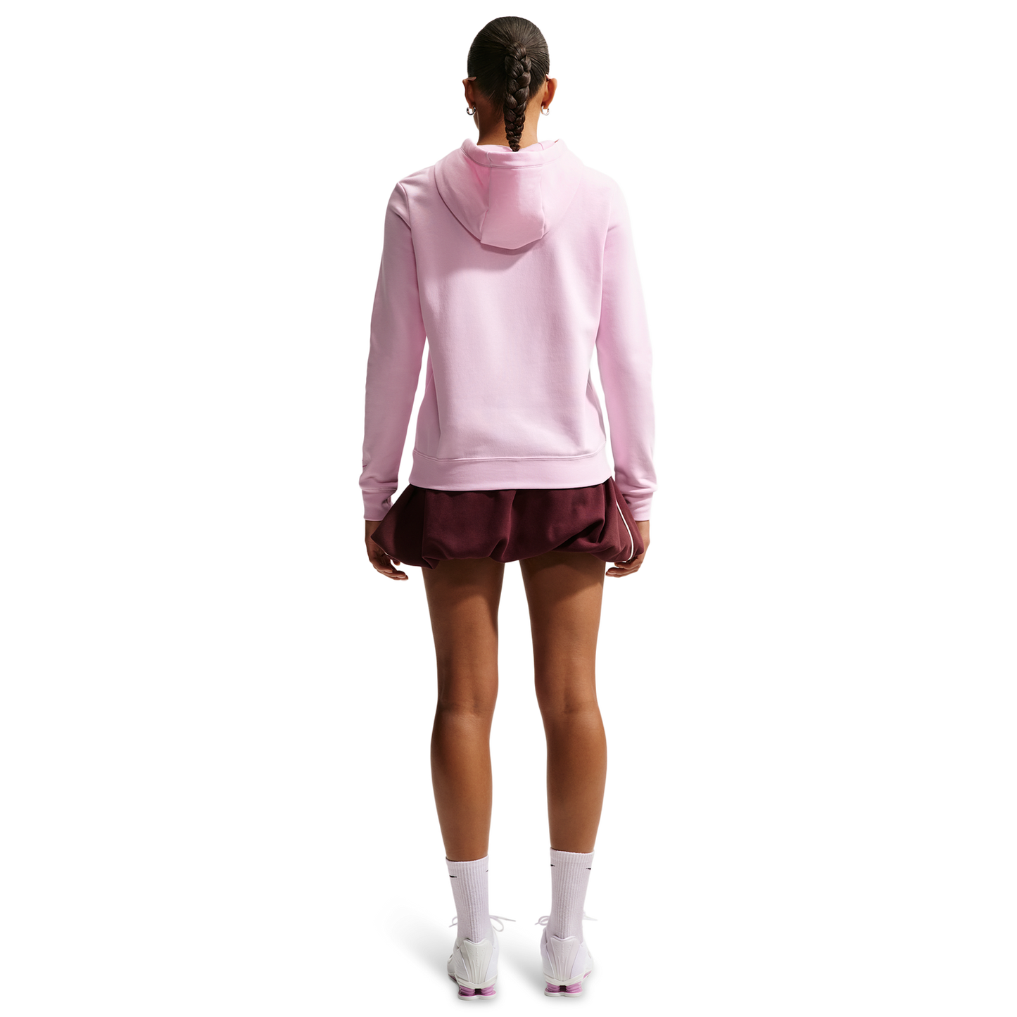 Nike NSW Club Fleece Std Gx Po Hoodie - Women's - Pink Foam/Lt Magenta