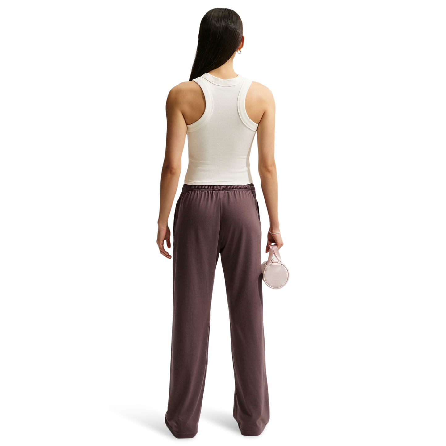 Nike NSW Chill Knit Rib Tank - Women's - Sail/Black