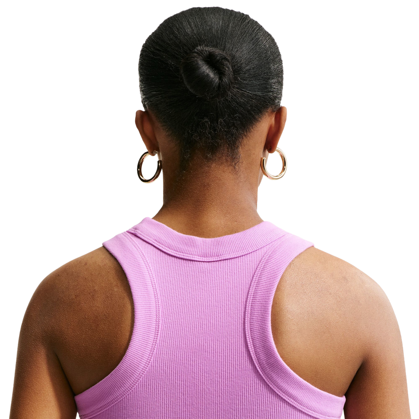 Nike NSW Chill Knit Rib Tank - Women's - Light Magenta/Sail