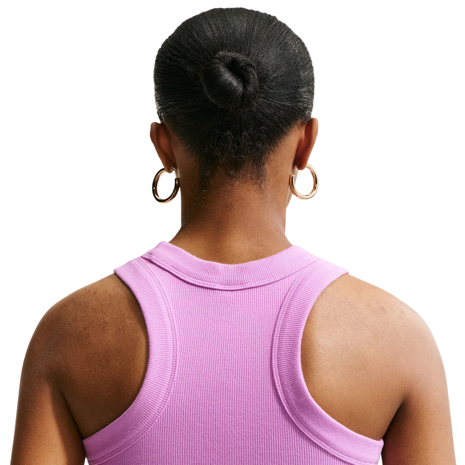 Nike NSW Chill Knit Rib Tank - Women's - Light Magenta/Sail