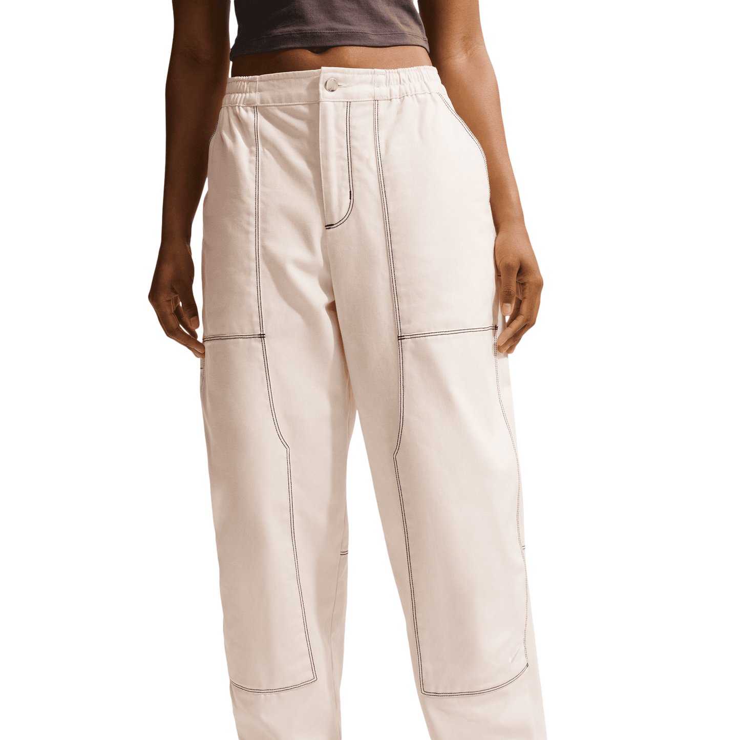 Nike NSW Street Carpenter LR Pants - Women's - Chalk/Antique Silver