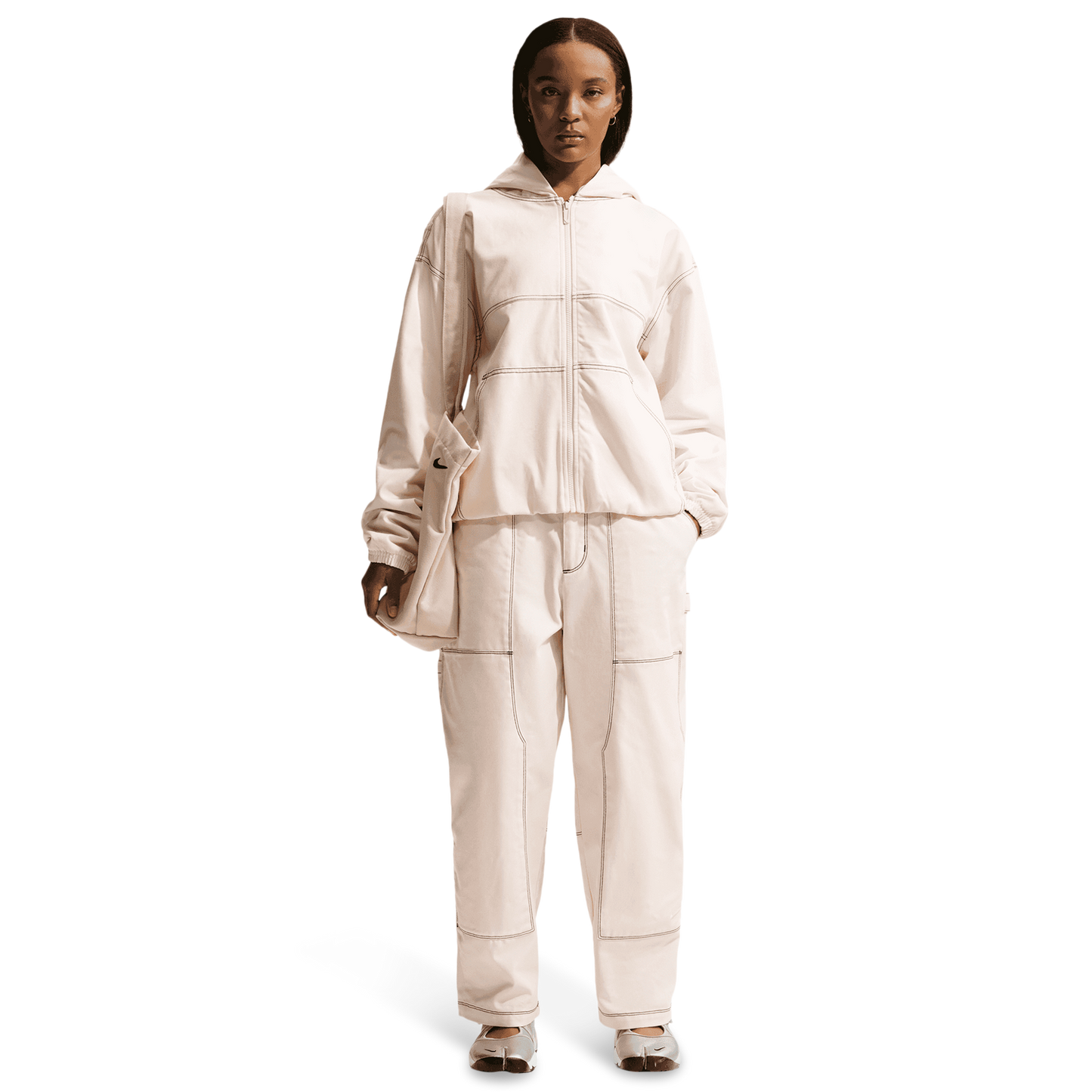 Nike NSW Street Carpenter LR Pants - Women's - Chalk/Antique Silver