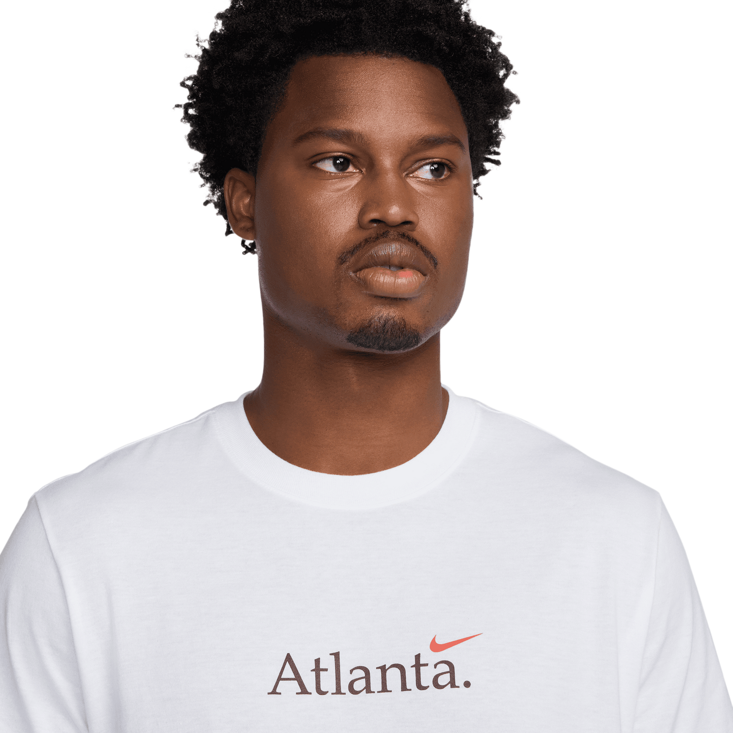 Nike Atlanta Short Sleeve Crew T-Shirt - Men's - White