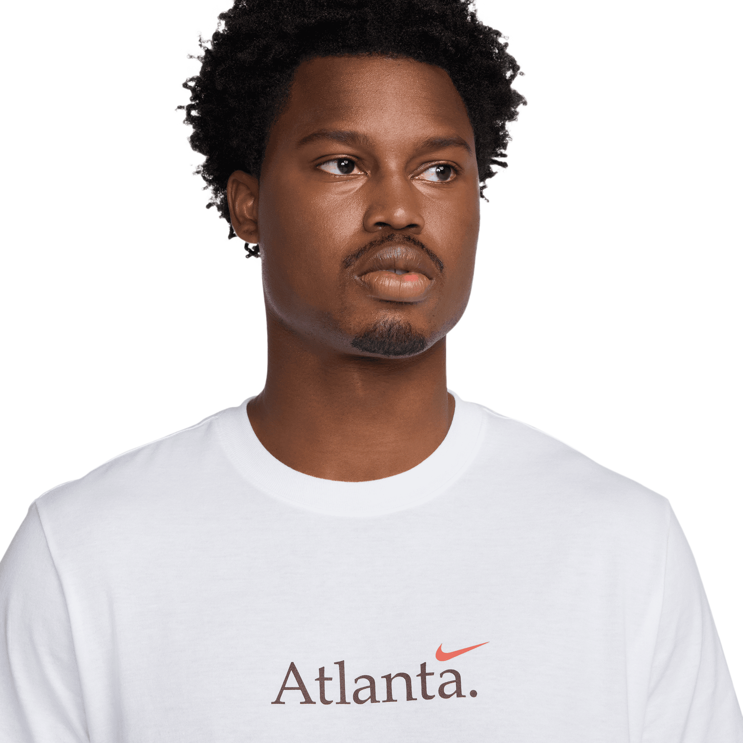 Nike Atlanta Short Sleeve Crew T-Shirt - Men's - White