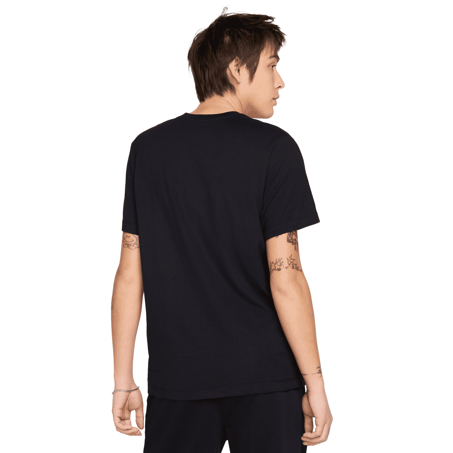 Nike Dallas Short Sleeve Crew T-Shirt - Men's - White/Black