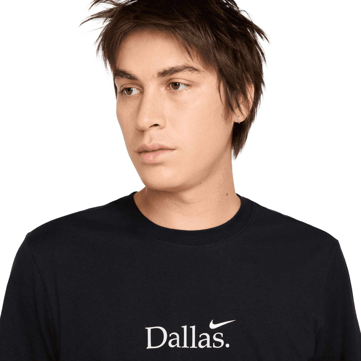 Nike Dallas Short Sleeve Crew T-Shirt - Men's - White/Black