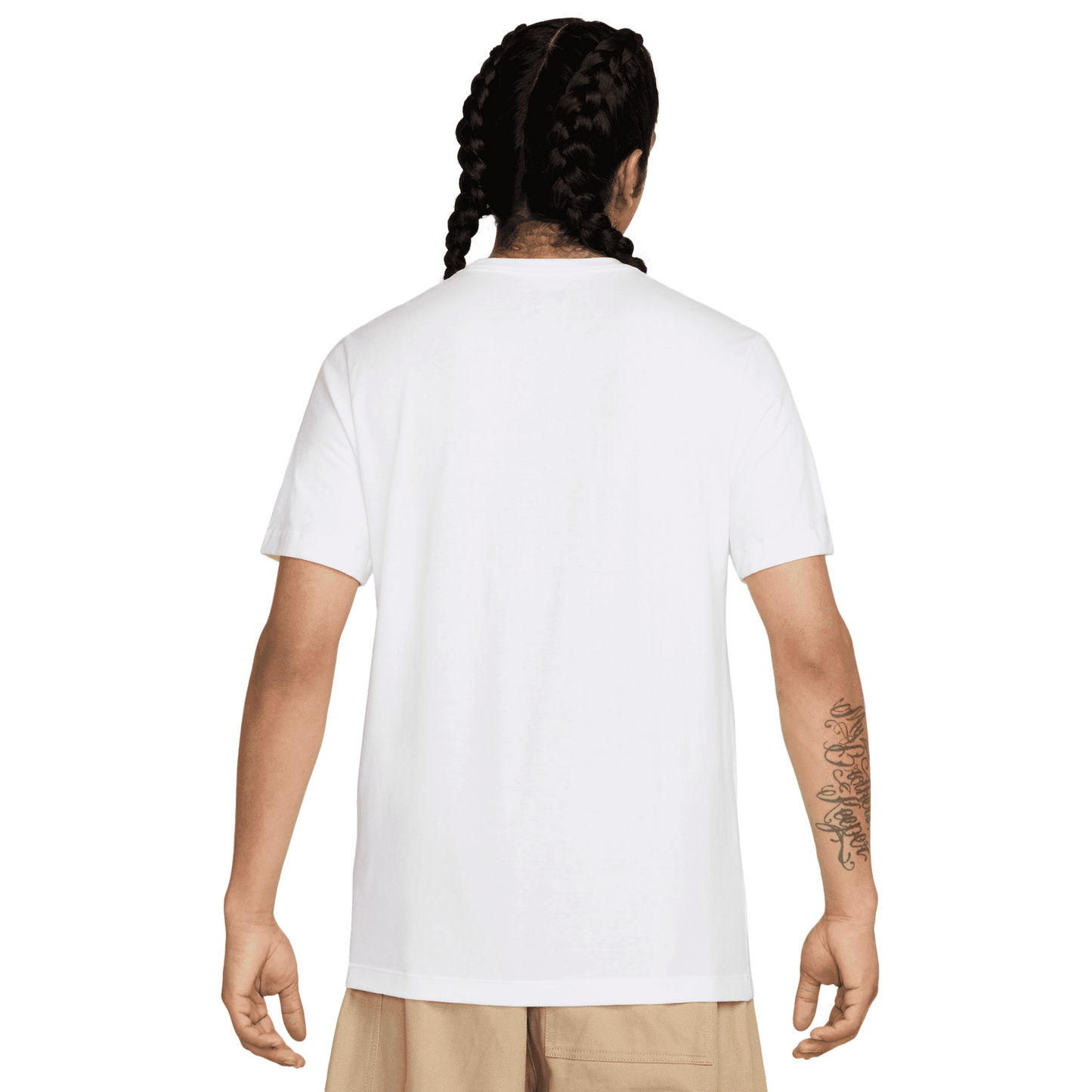 Nike Dallas Short Sleeve Crew T-Shirt - Men's - White/Cosmic Clay