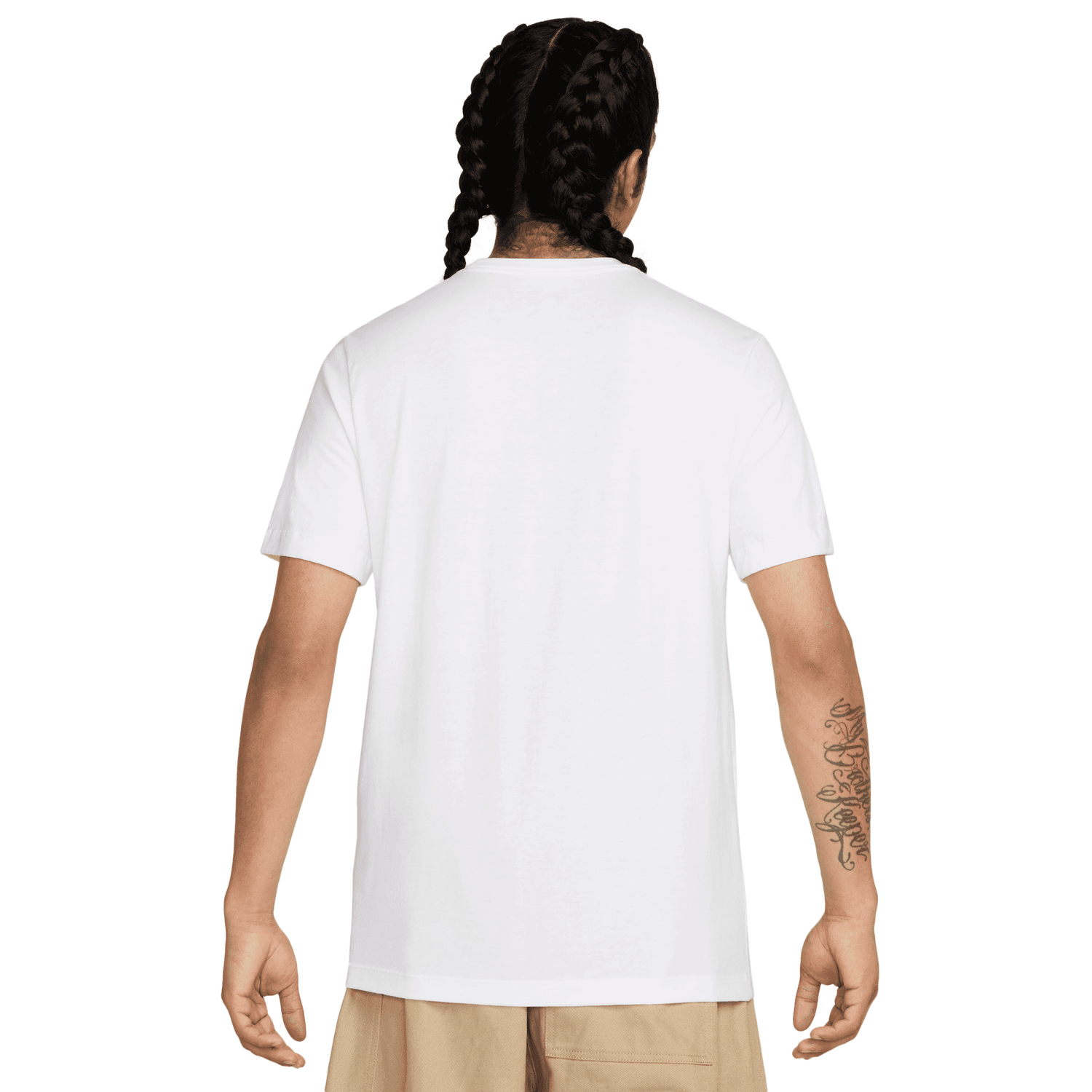 Nike Dallas Short Sleeve Crew T-Shirt - Men's - White/Cosmic Clay