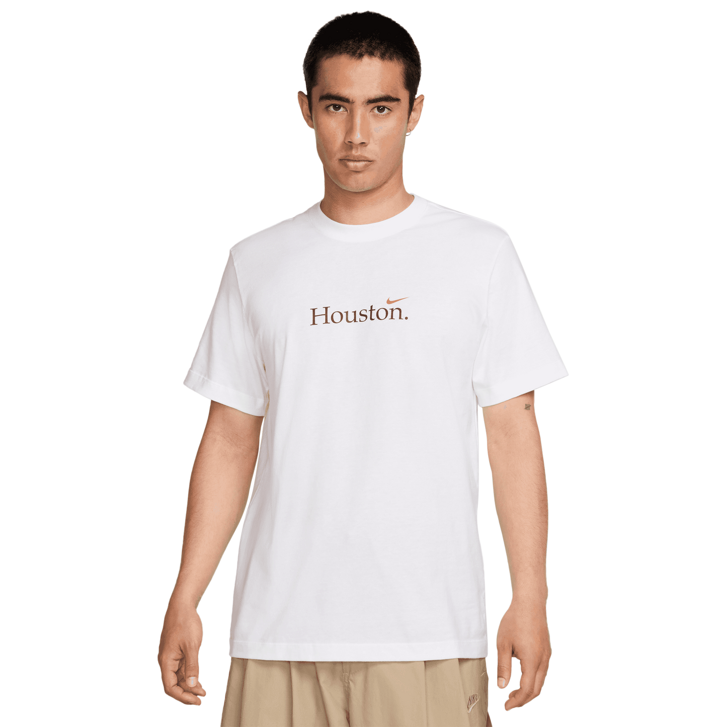 Nike Houston Short Sleeve Crew T-Shirt - Men's - White