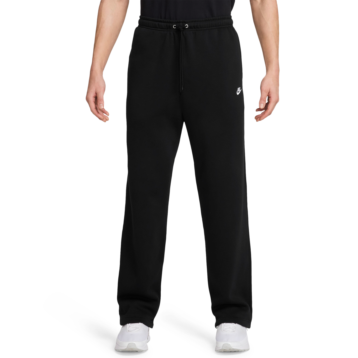 Nike Club Fleece Bungee Pants - Men's - Black/White