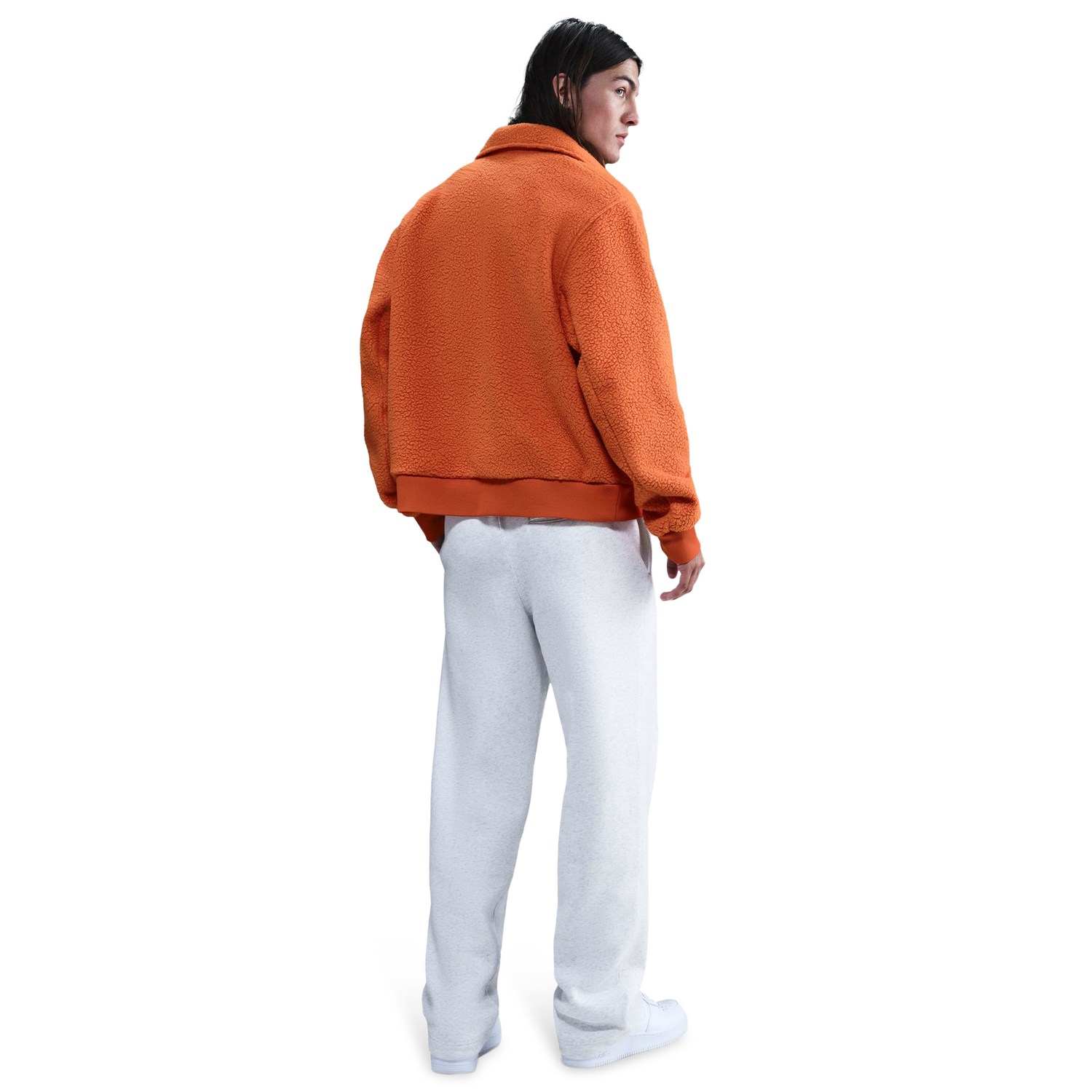 Nike Club Fleece Bungee Pants - Men's - Birch Heather/White/White