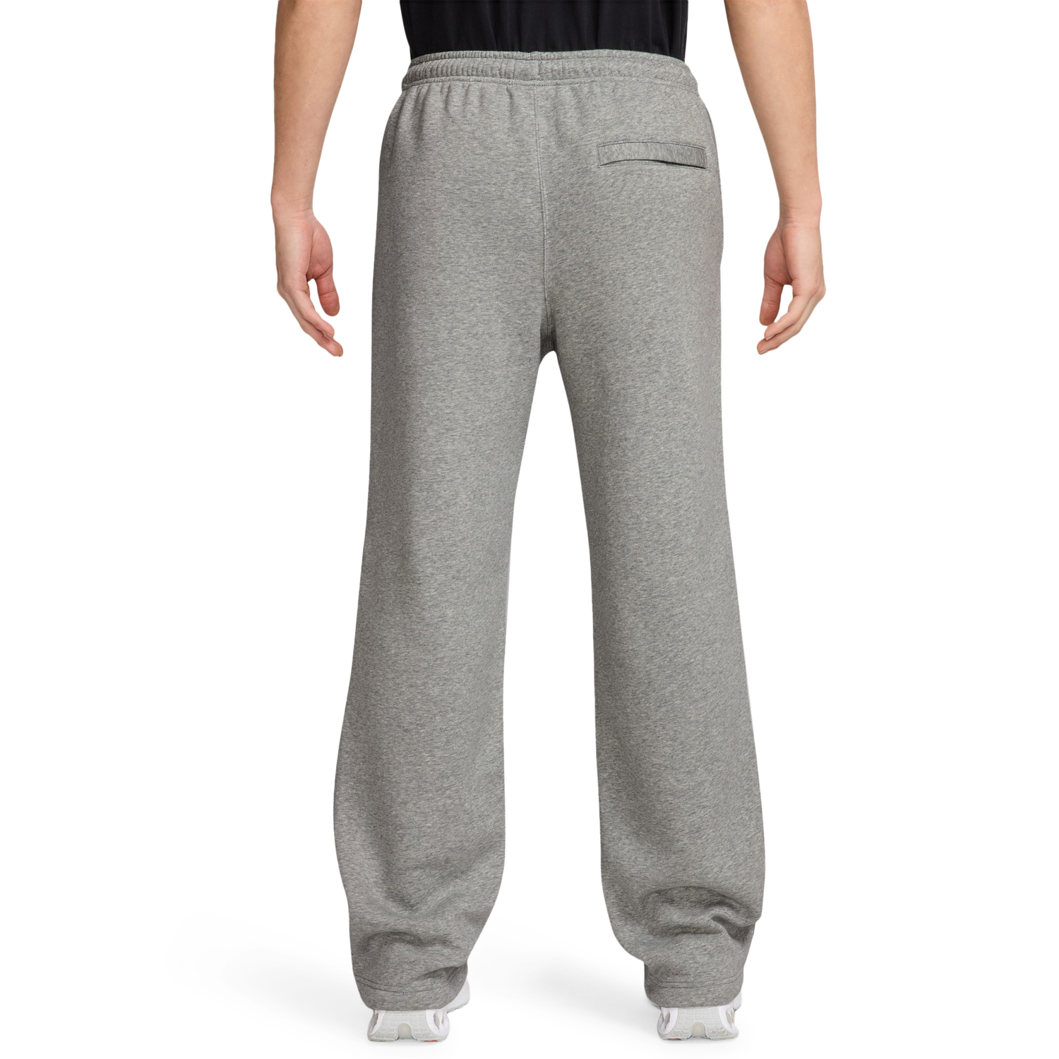 Nike Club Fleece Bungee Pants - Men's - Dark Heather Grey/White
