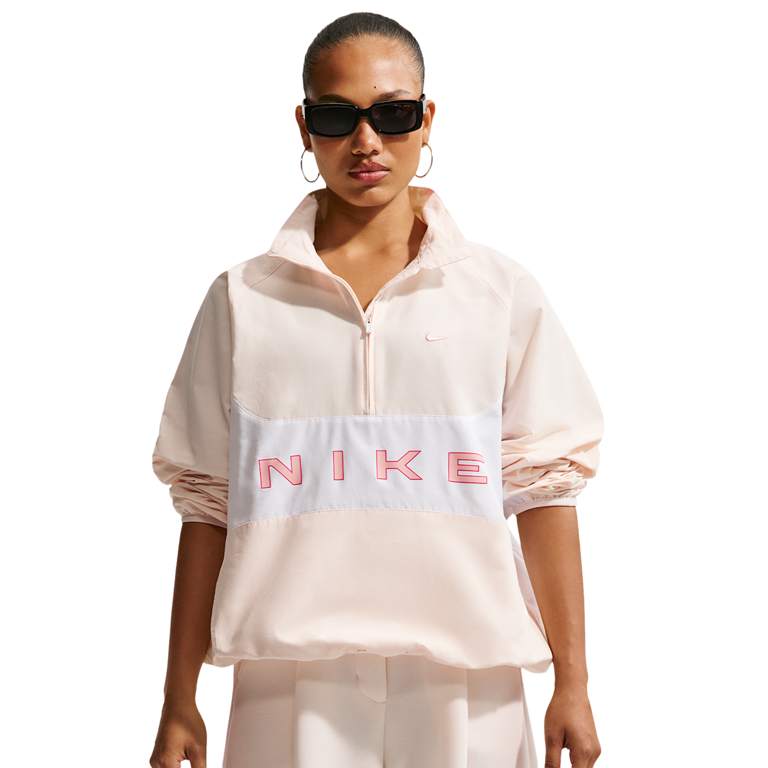 Nike NSW Street HBR Jacket - Women's - White/Chalk/Arctic Orange