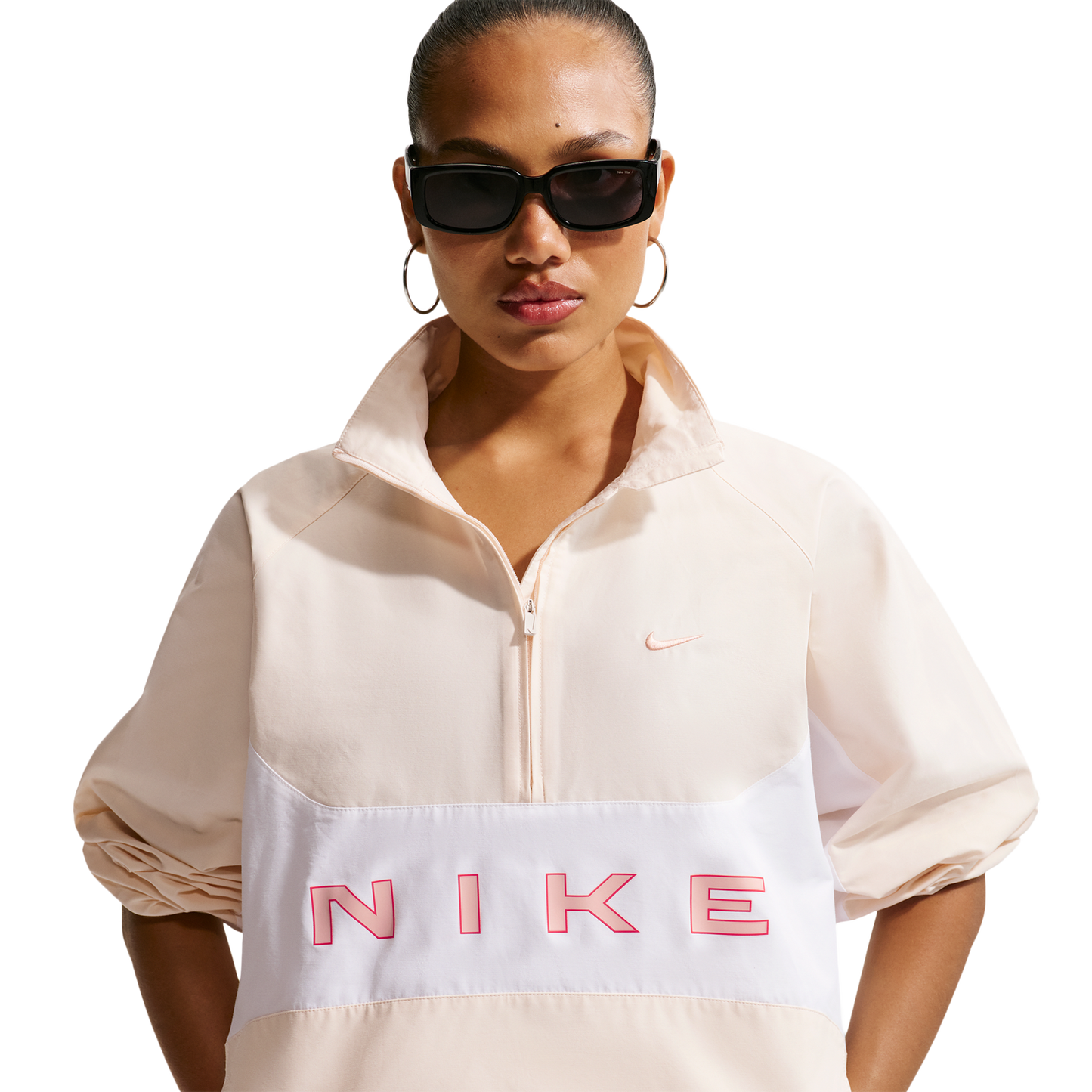 Nike NSW Street HBR Jacket - Women's - White/Chalk/Arctic Orange