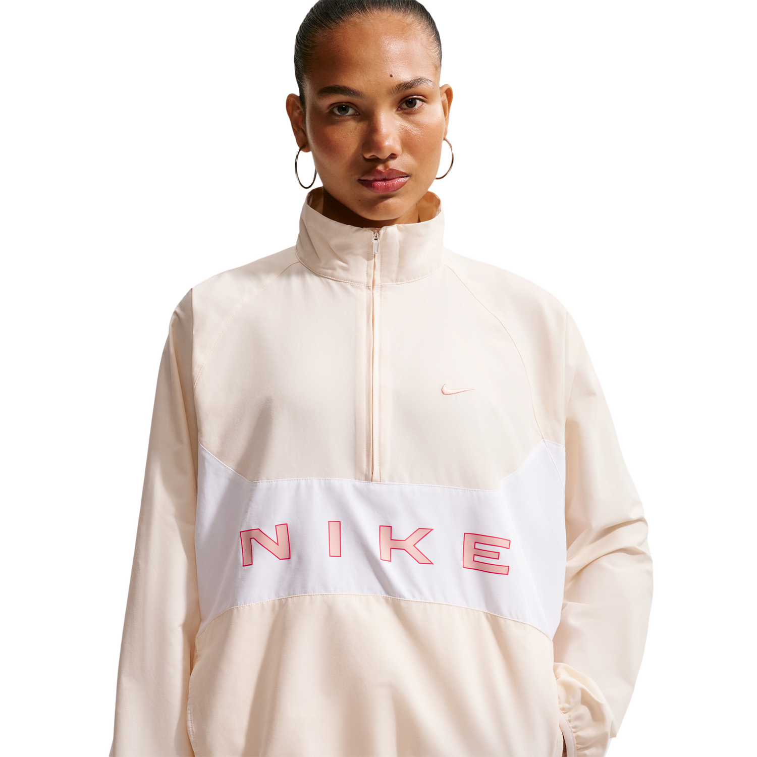 Nike NSW Street HBR Jacket - Women's - White/Chalk/Arctic Orange