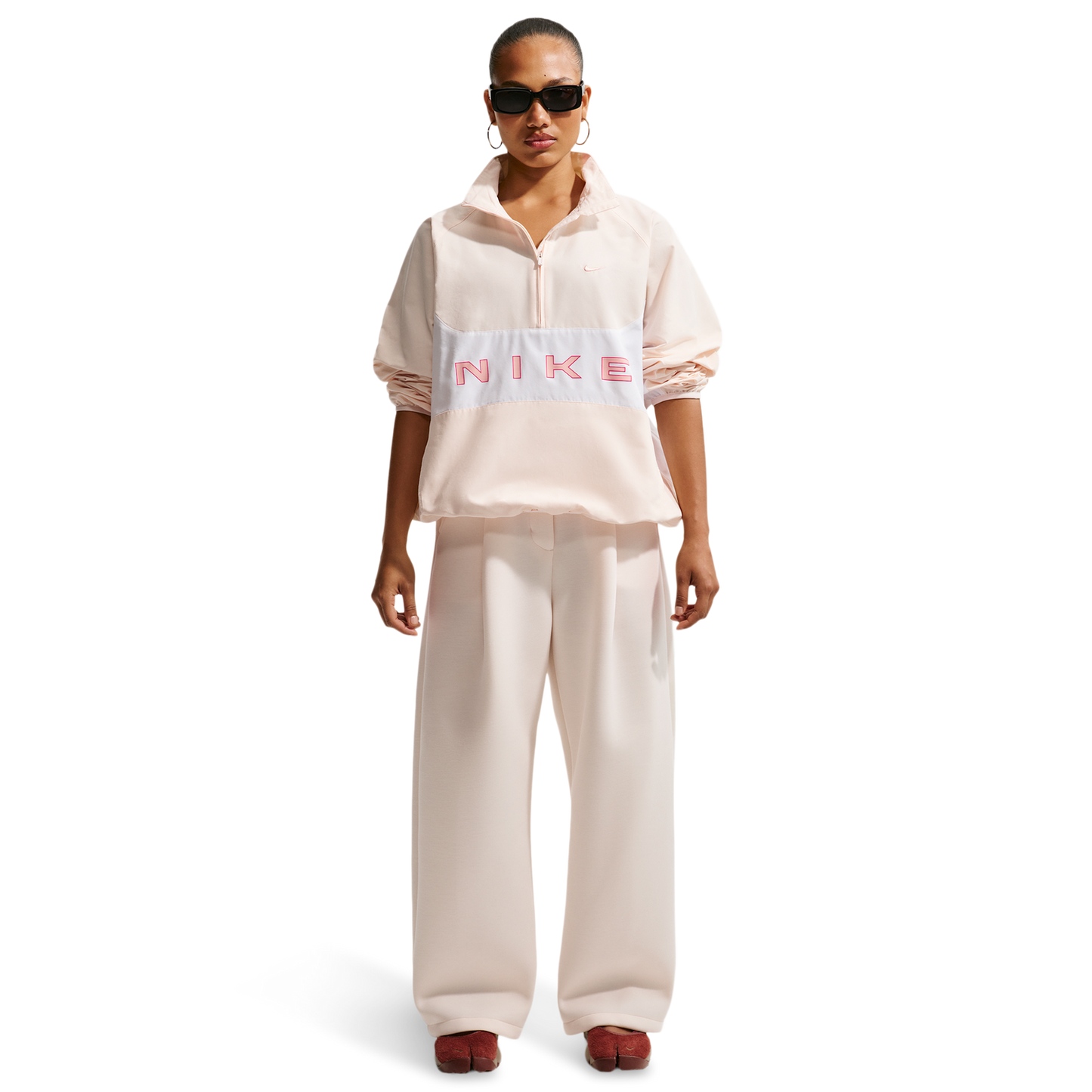 Nike NSW Street HBR Jacket - Women's - White/Chalk/Arctic Orange