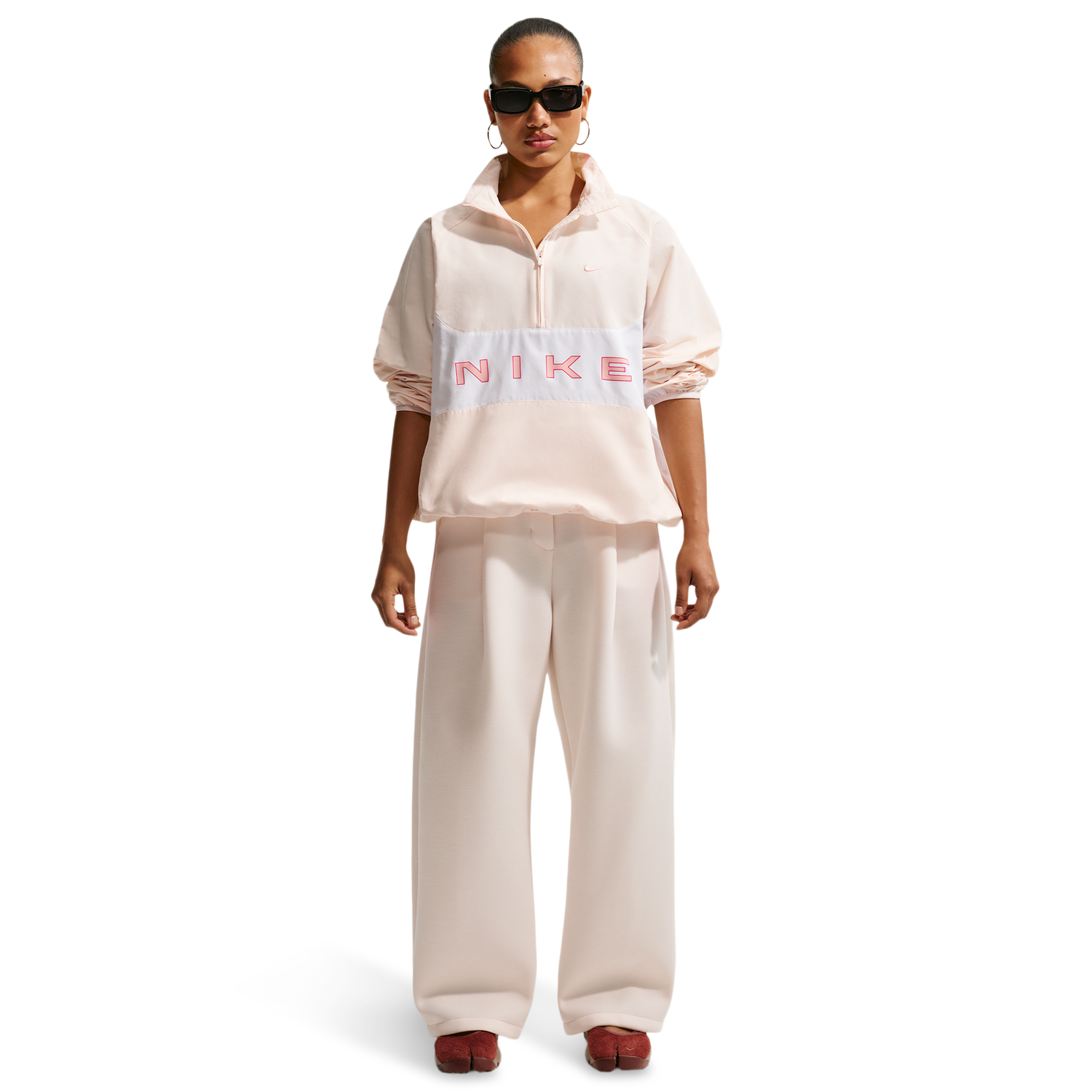 Nike NSW Street HBR Jacket - Women's - White/Chalk/Arctic Orange