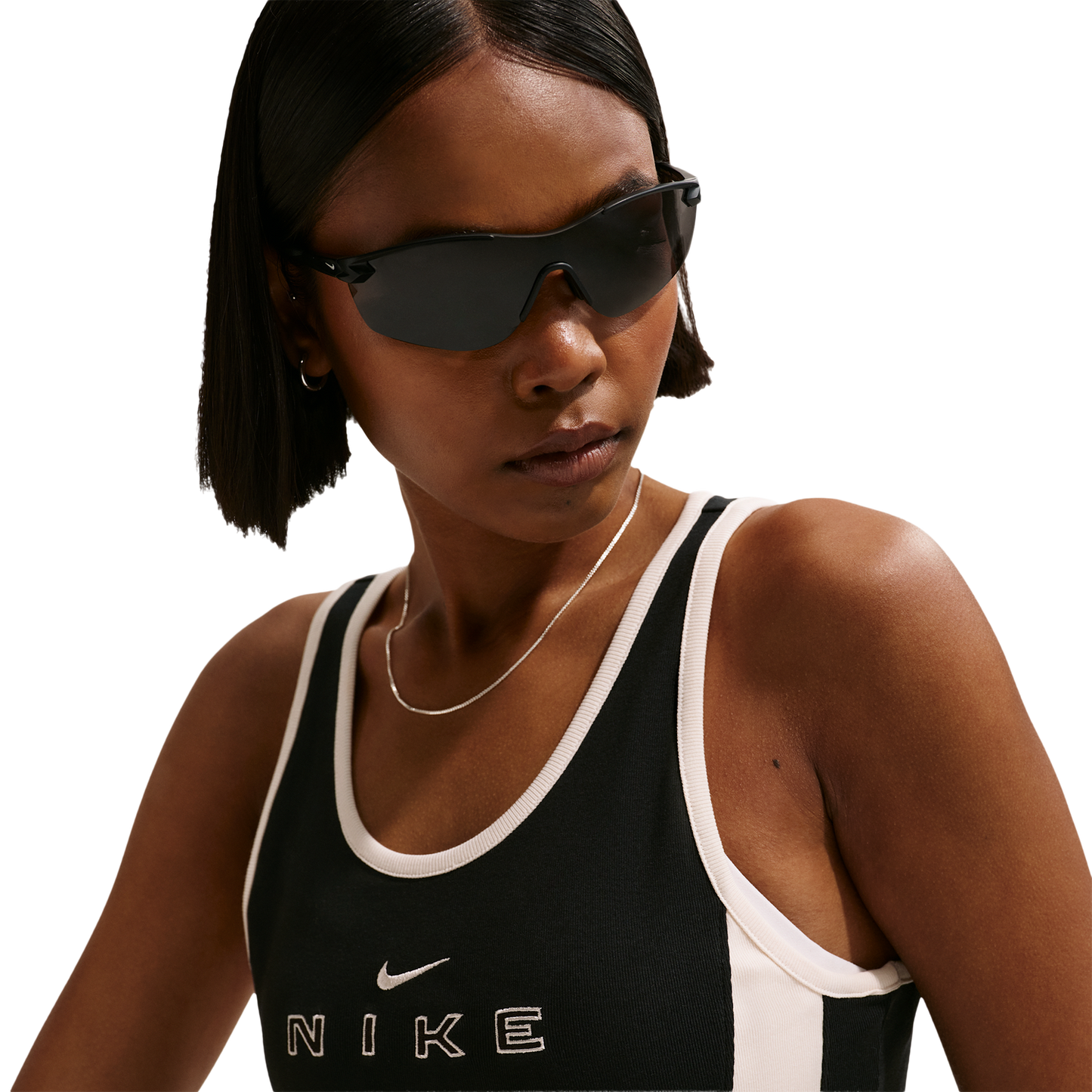 Nike NSW Street Gx Crop Tank - Women's - Black/Chalk