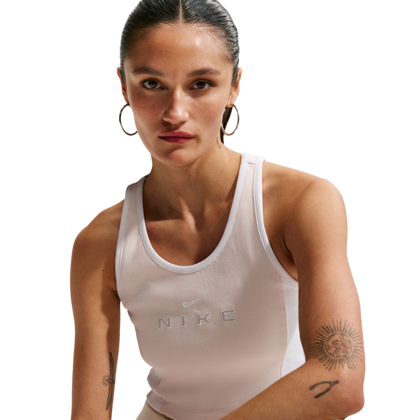 Nike NSW Street Gx Crop Tank - Women's - Chalk/White