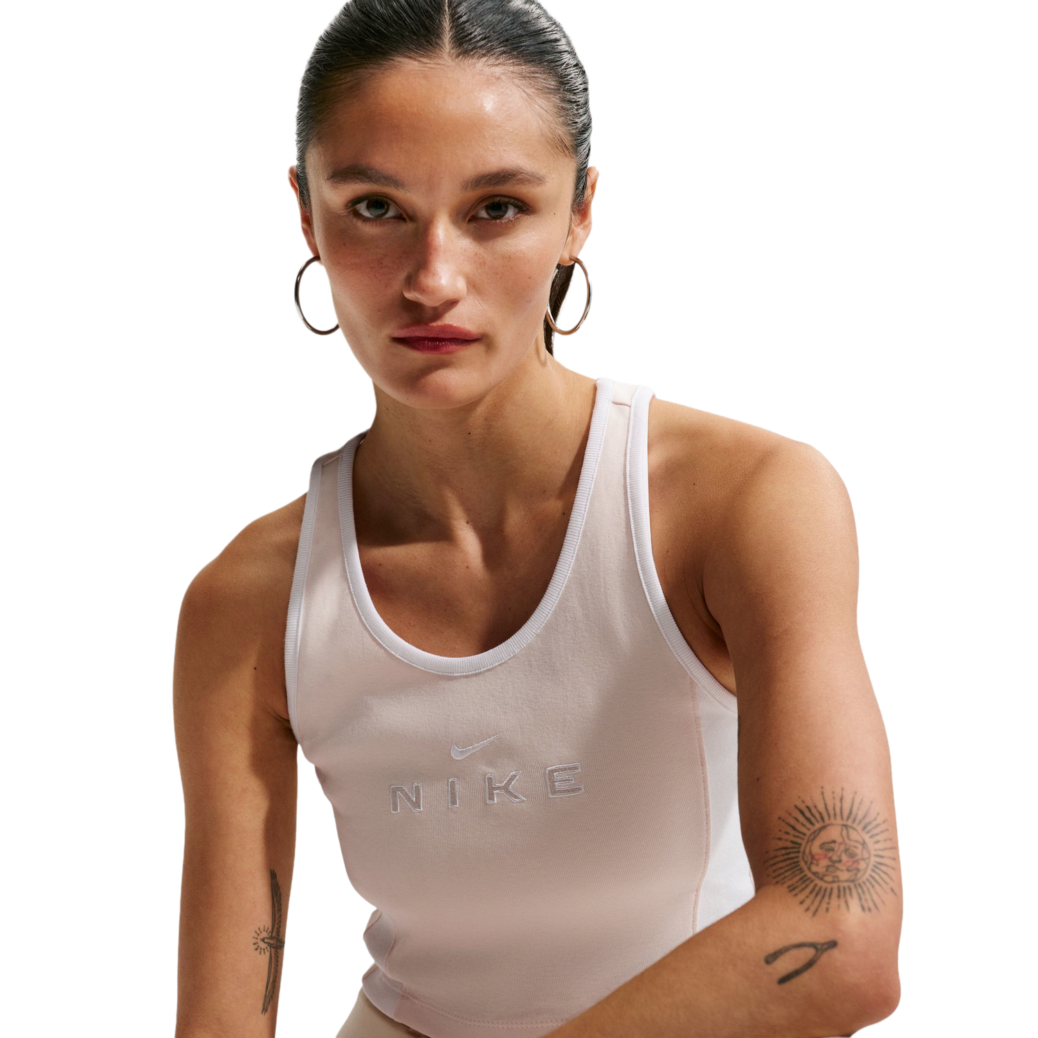 Nike NSW Street Gx Crop Tank - Women's - Chalk/White