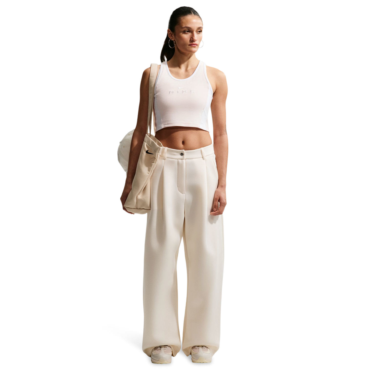 Nike NSW Street Gx Crop Tank - Women's - Chalk/White