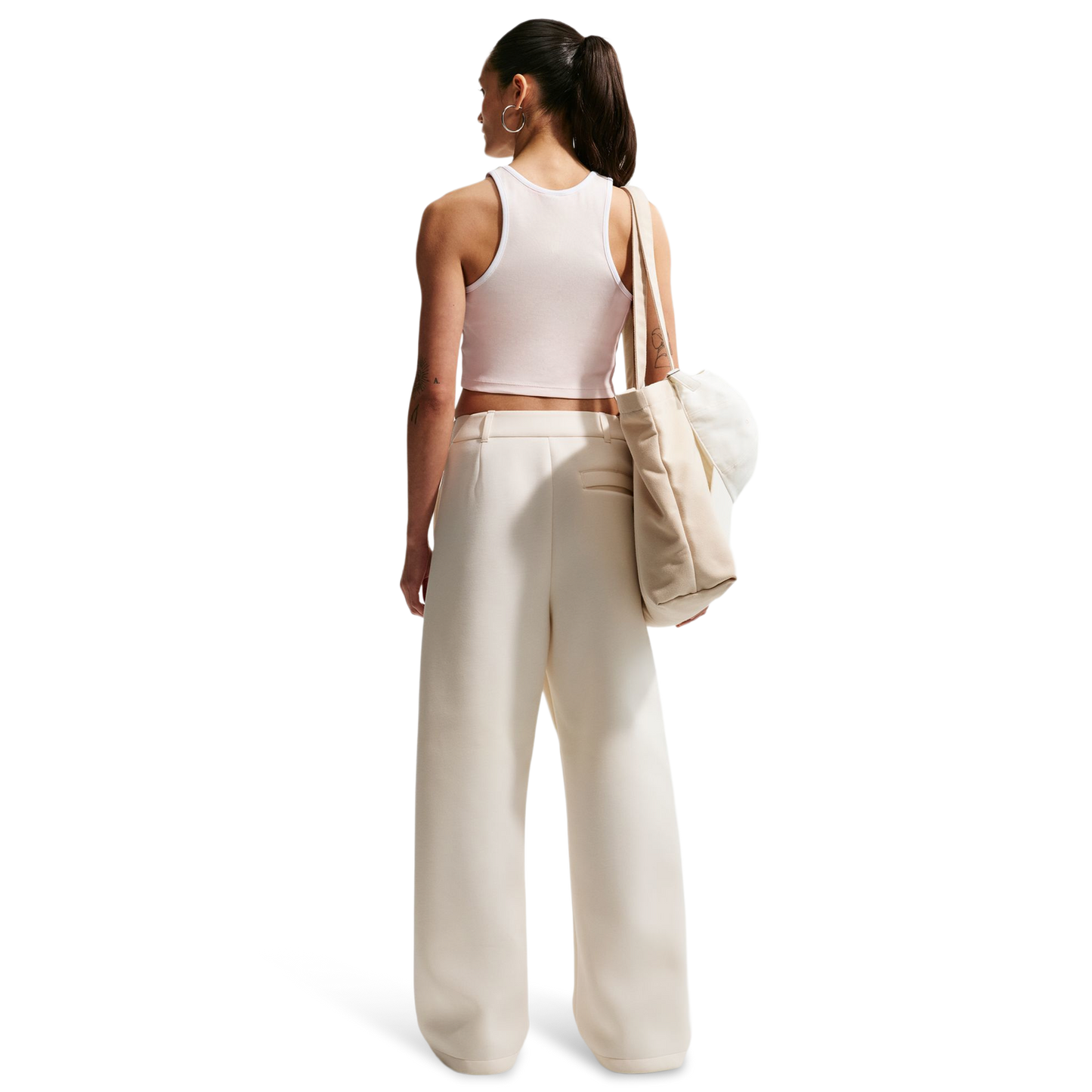 Nike NSW Street Gx Crop Tank - Women's - Chalk/White