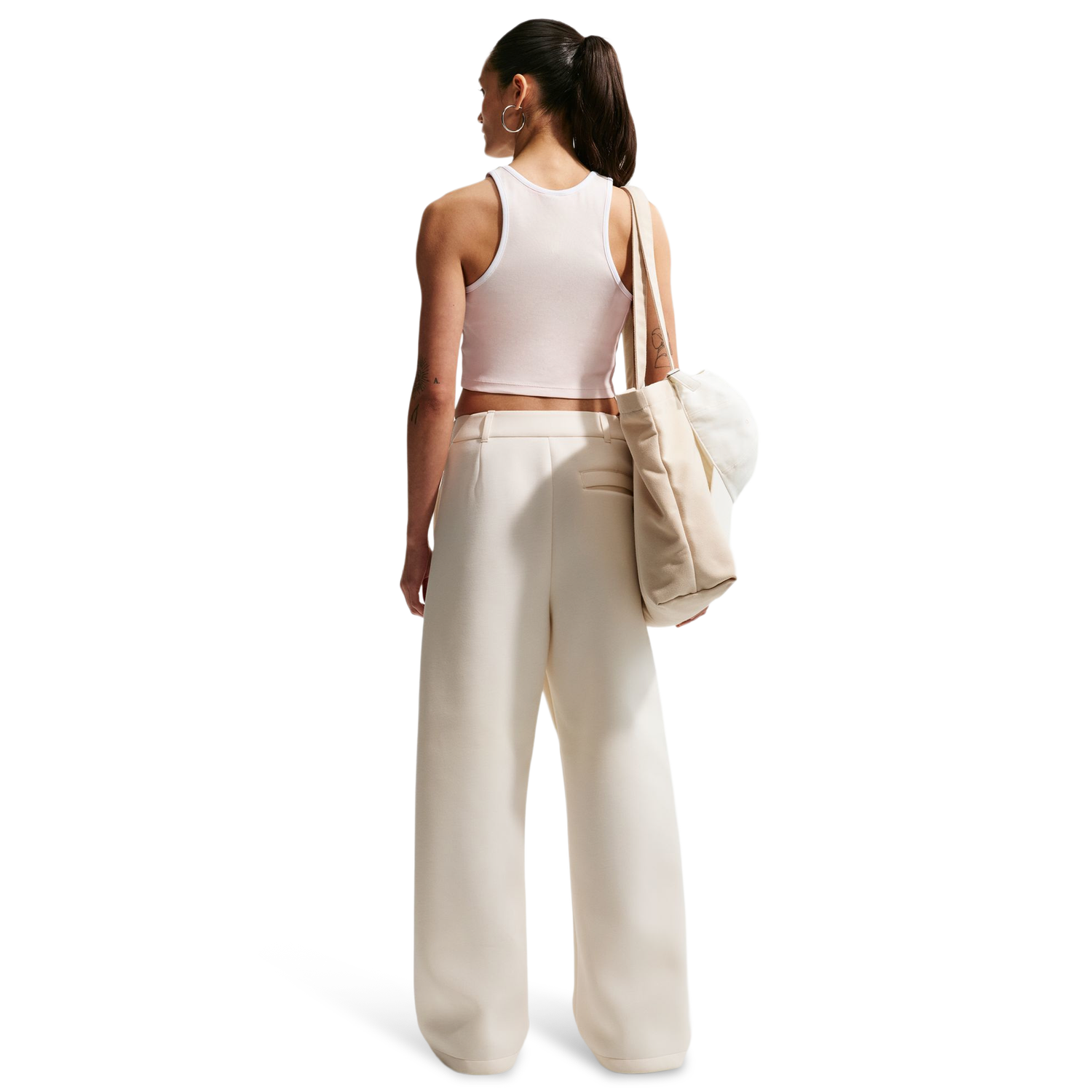 Nike NSW Street Gx Crop Tank - Women's - Chalk/White