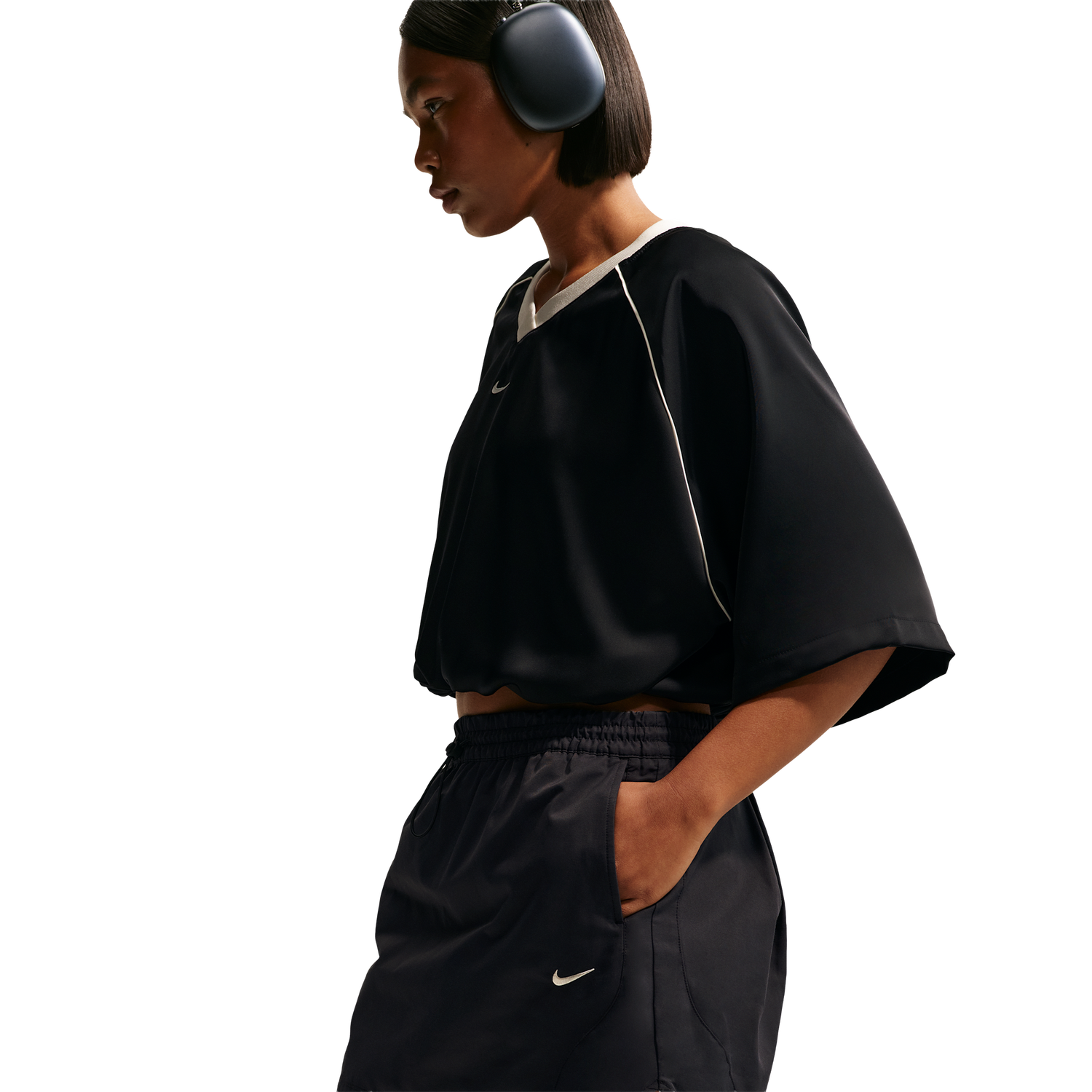Nike NSW Street Mr Mini Skirt - Women's - Black/Black/Chalk