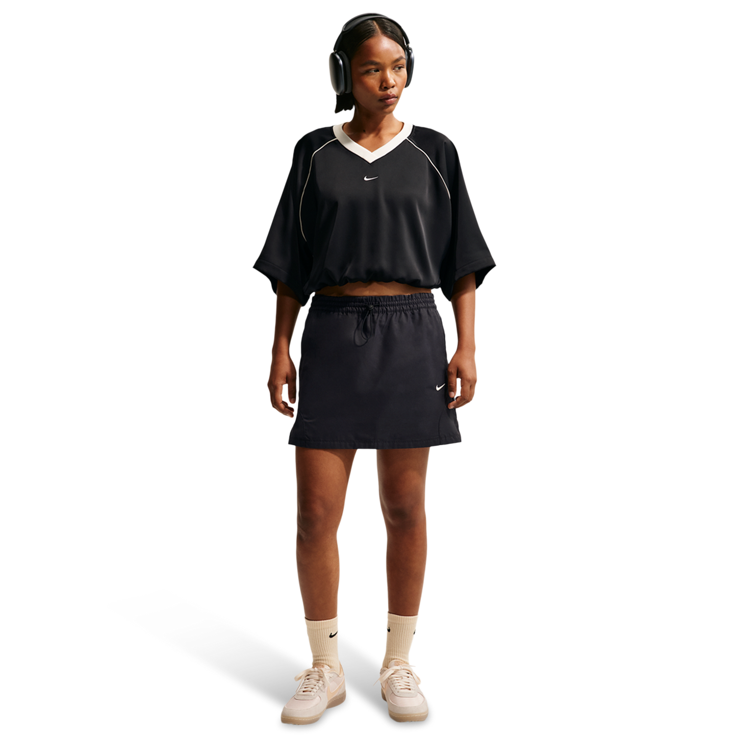 Nike NSW Street Mr Mini Skirt - Women's - Black/Black/Chalk