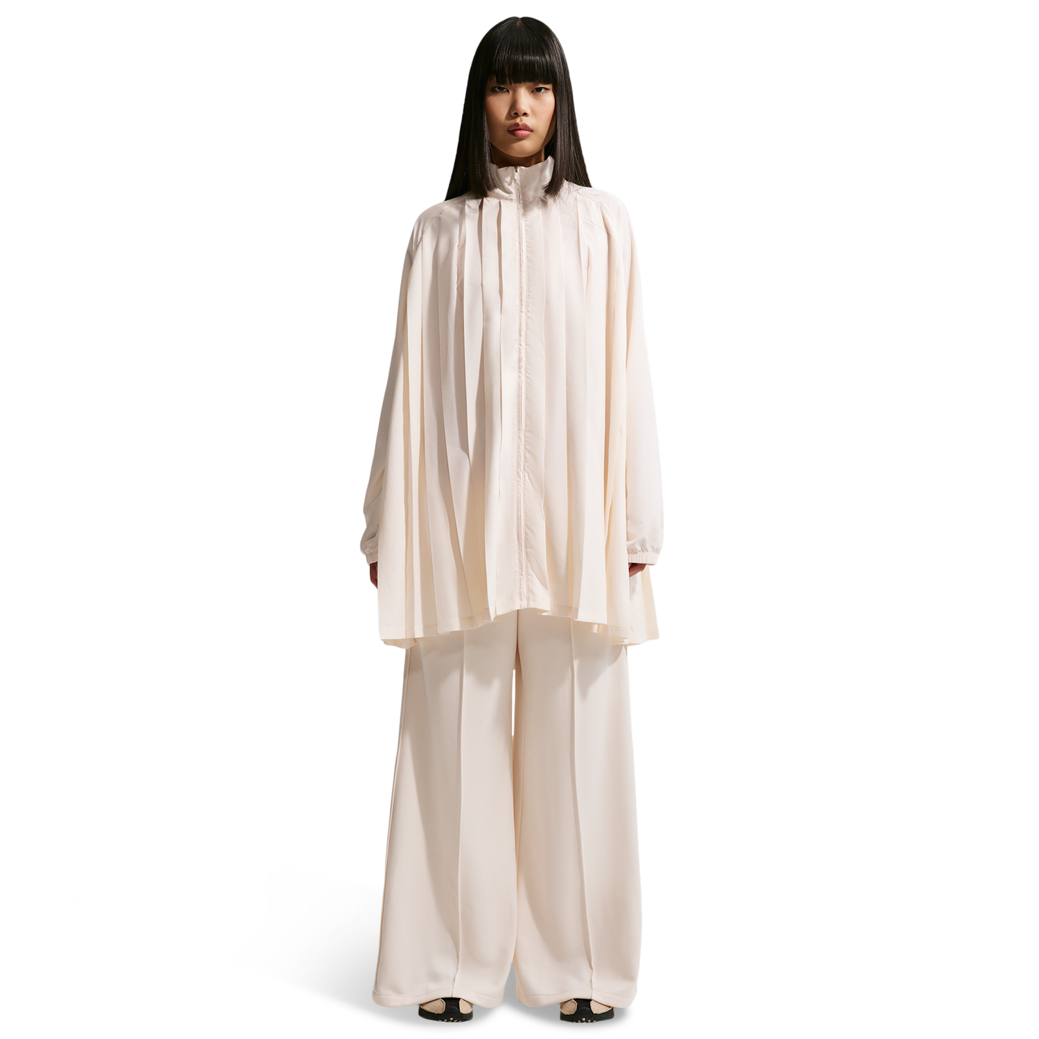 Nike NSW LS Pleated Mini Dress - Women's - Chalk/Chalk