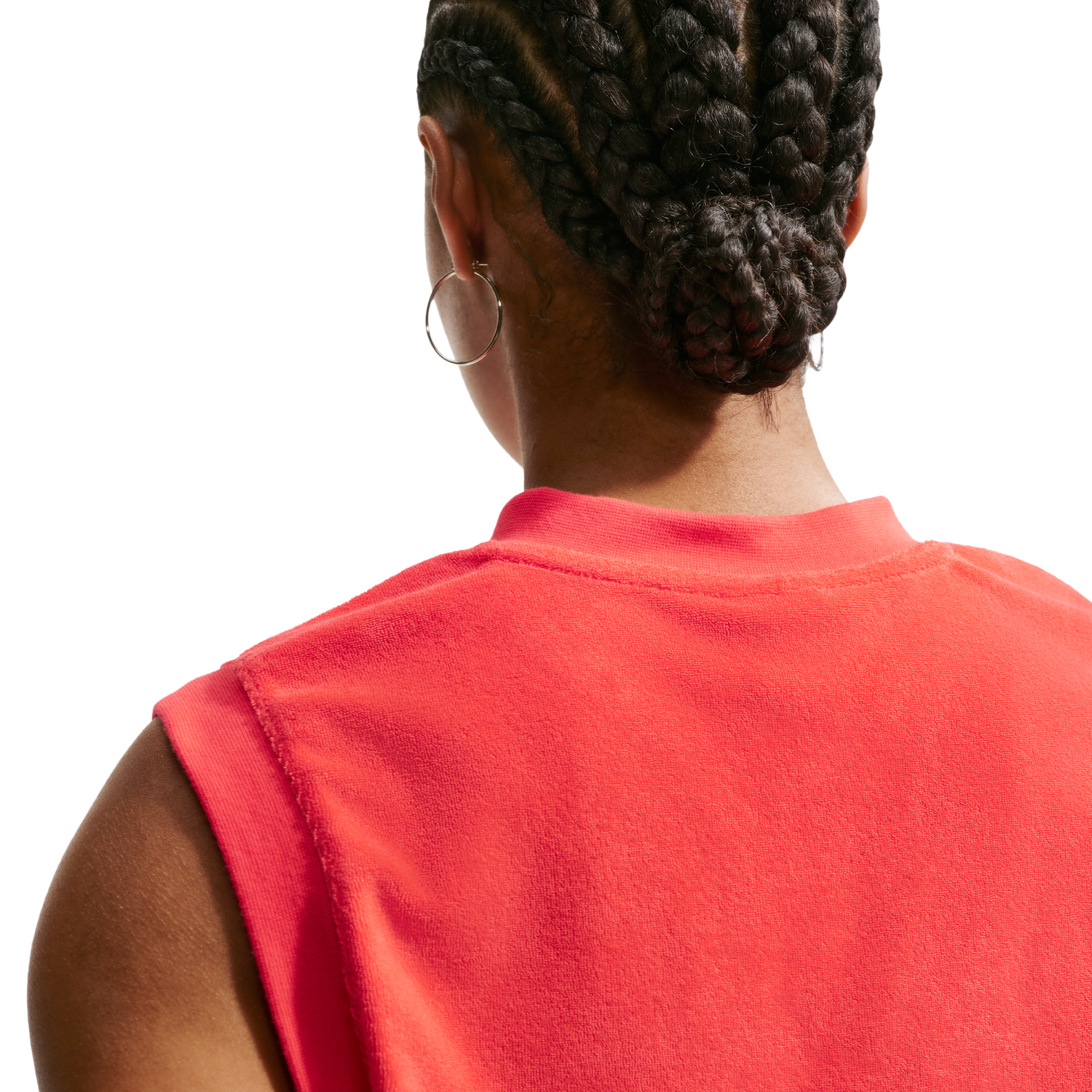 Nike NSW Chill Terry Towel Tank - Women's - Lt Crimson