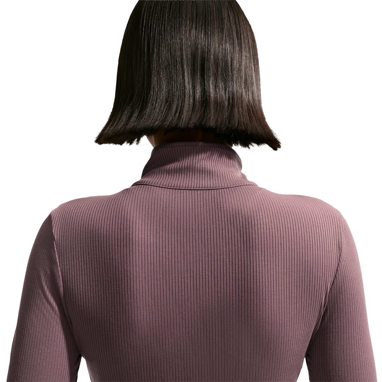 Nike NSW Chill Knit Rib Quarter-Zip LS Top - Women's - Tattoo/Sail