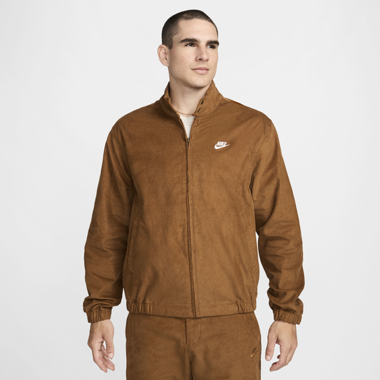 Nike Club Harrington Corduroy Jacket - Men's - Light British Tan/White