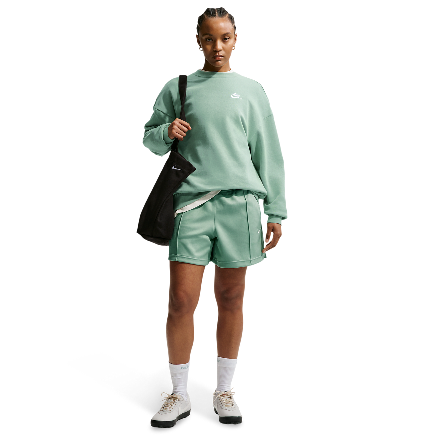 Nike NSW PK Track Shorts - Women's - Sail/Steam