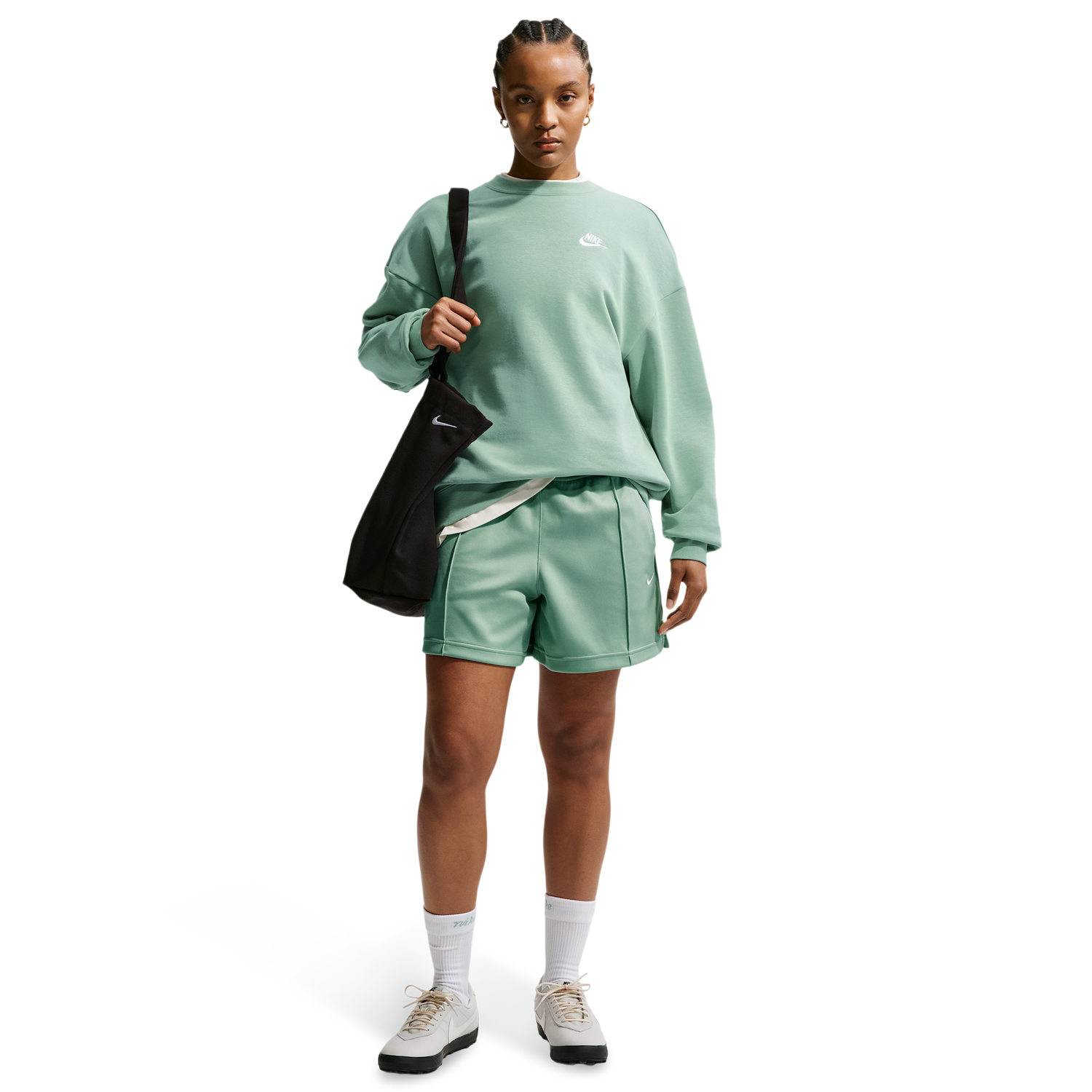 Nike NSW PK Track Shorts - Women's - Sail/Steam
