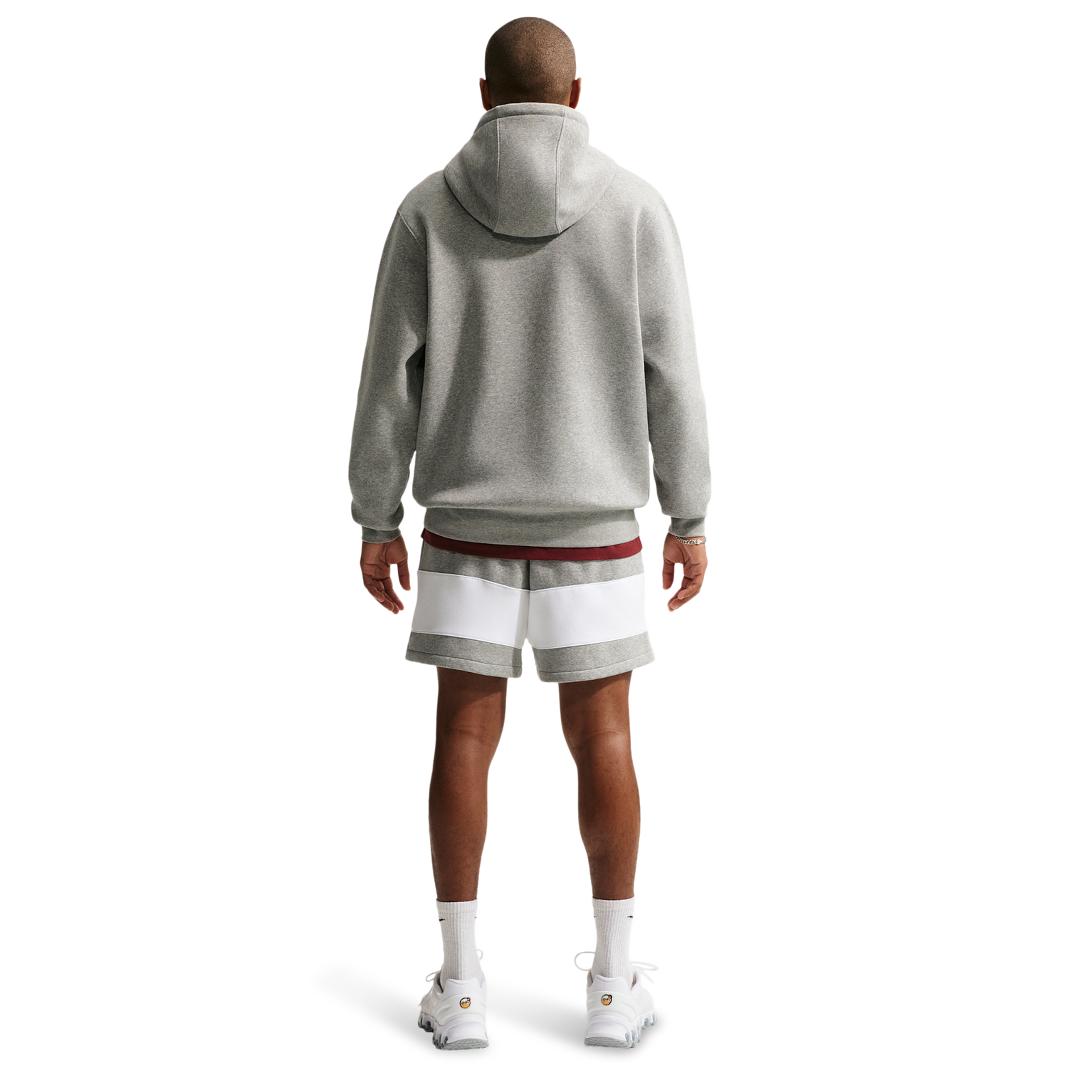 Nike Club BB Hoodie CTB - Men's - Lt Smoke Grey/White/Dk Grey Heather