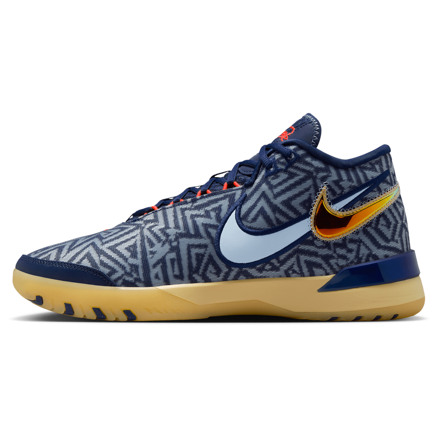 Nike LBJ Nxxt Genisus - Men's - Midnight Navy/Lt Armory Blue/Soft Yellow