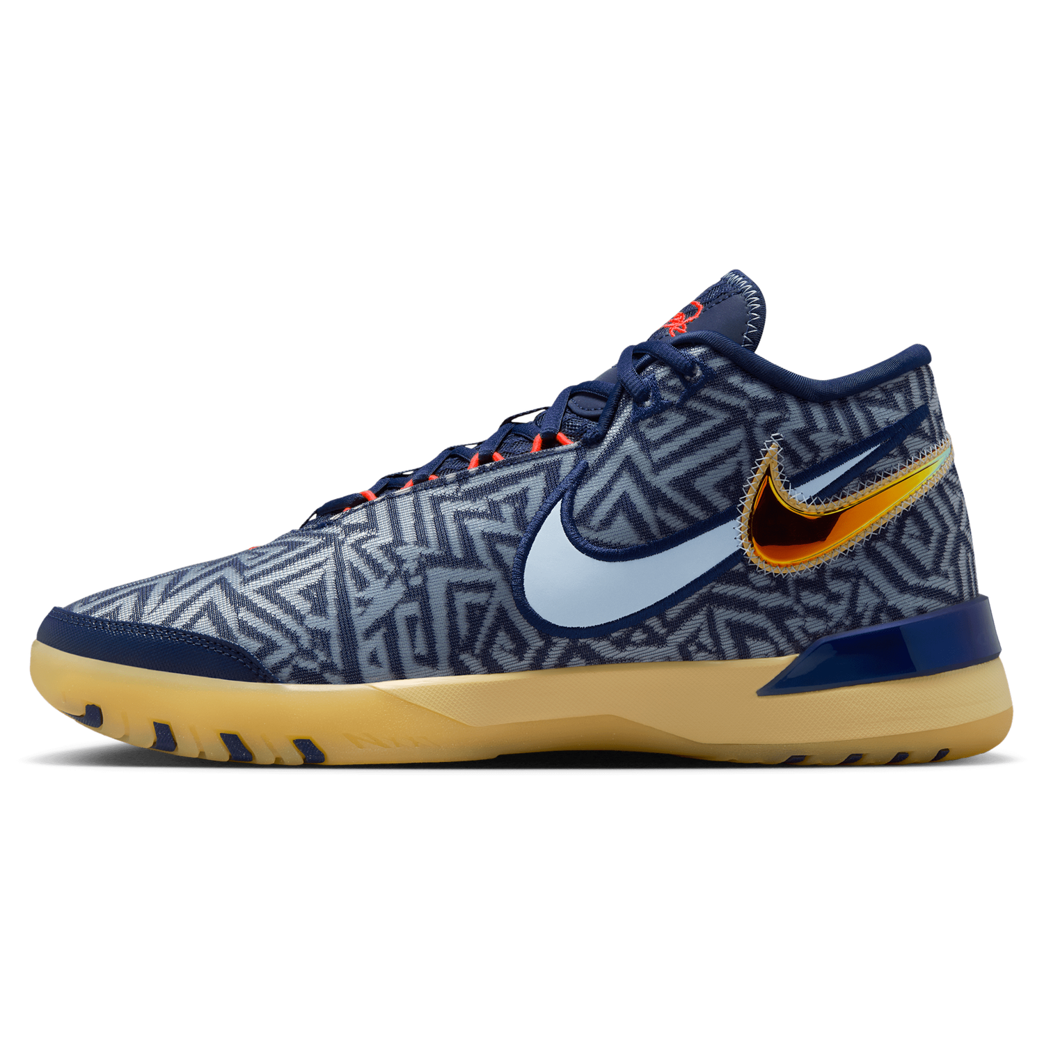 Nike LBJ Nxxt Genisus - Men's - Midnight Navy/Lt Armory Blue/Soft Yellow