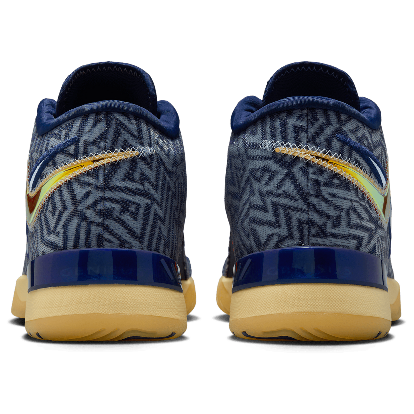 Nike LBJ Nxxt Genisus - Men's - Midnight Navy/Lt Armory Blue/Soft Yellow