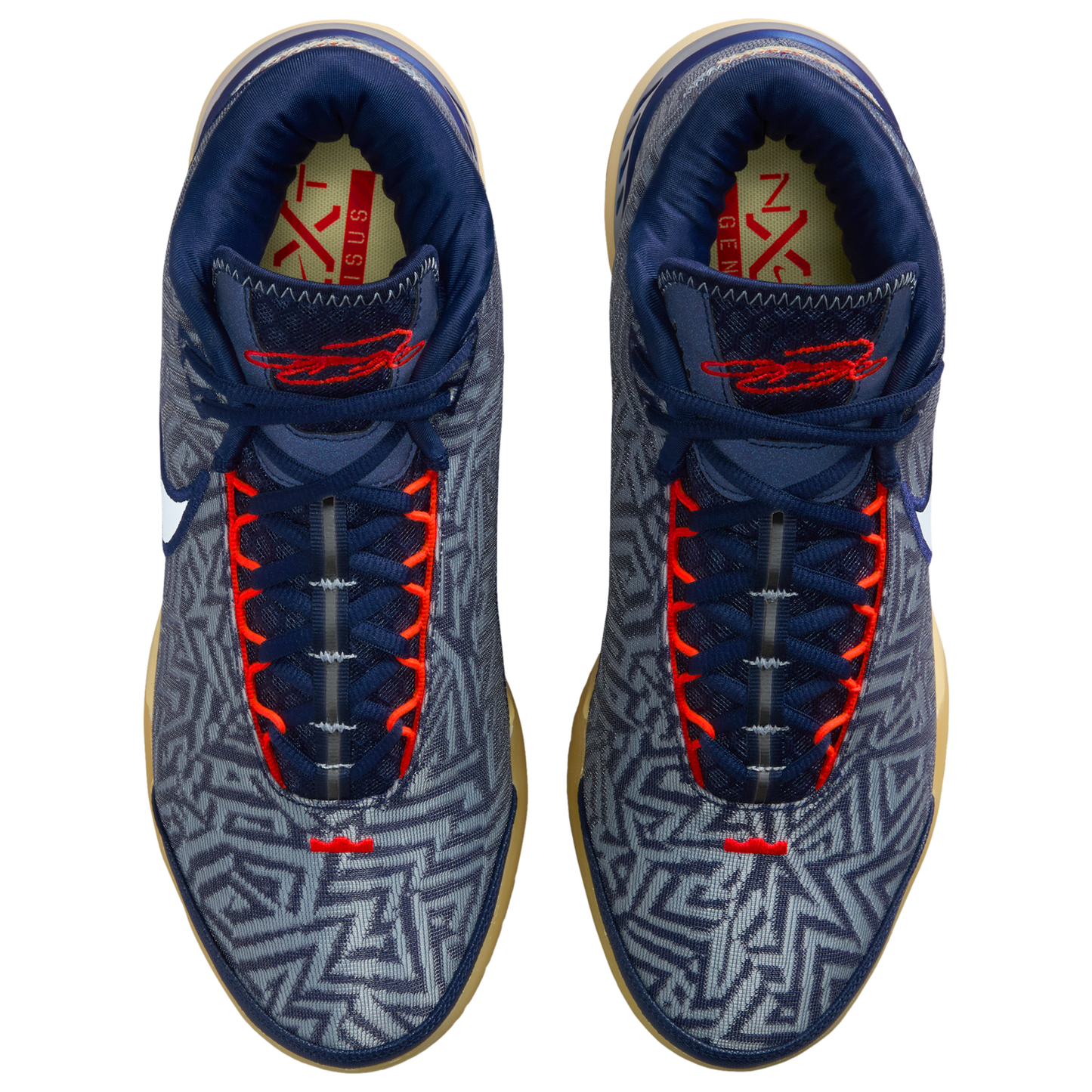 Nike LBJ Nxxt Genisus - Men's - Midnight Navy/Lt Armory Blue/Soft Yellow